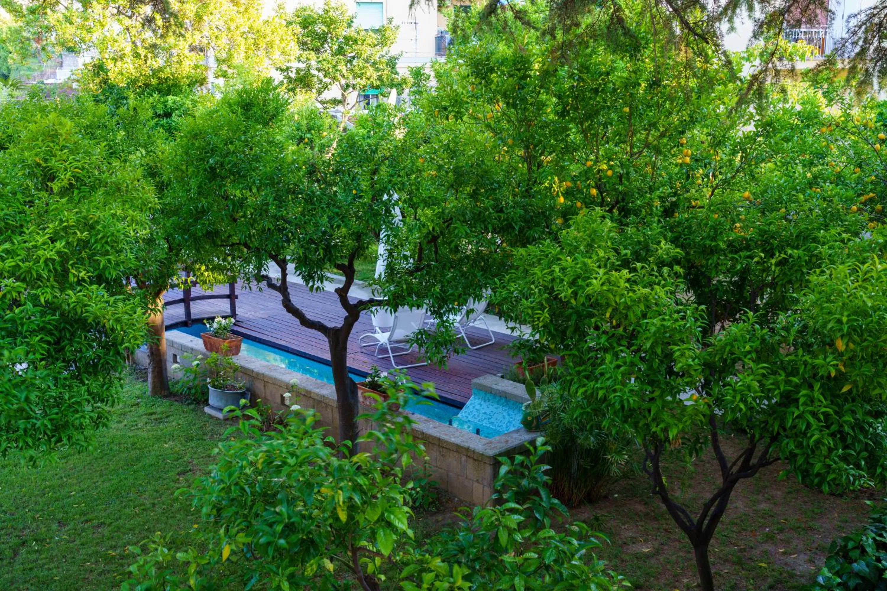 Pool view in Villa Manning Relais