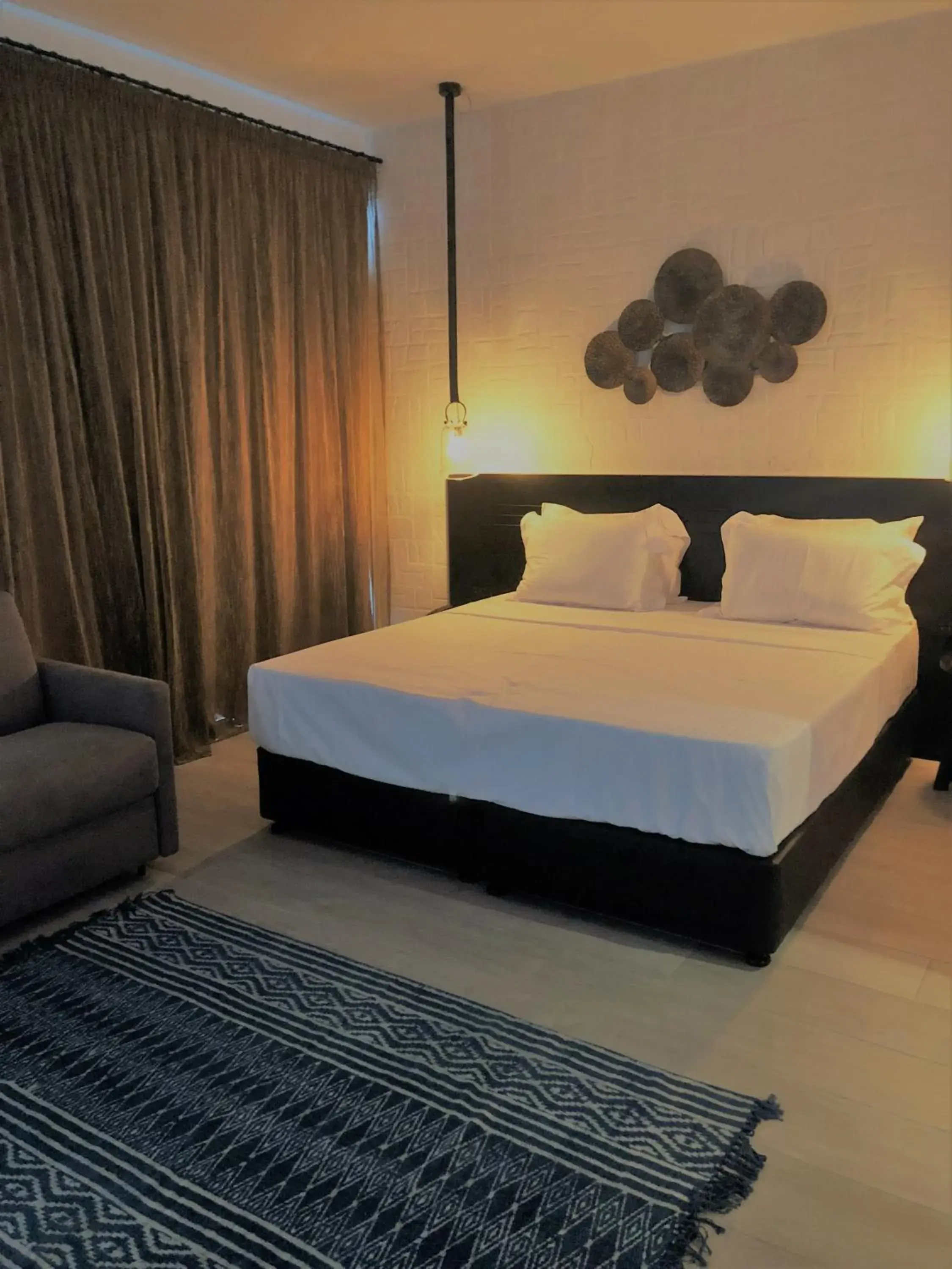 Bed in Abacus Suites