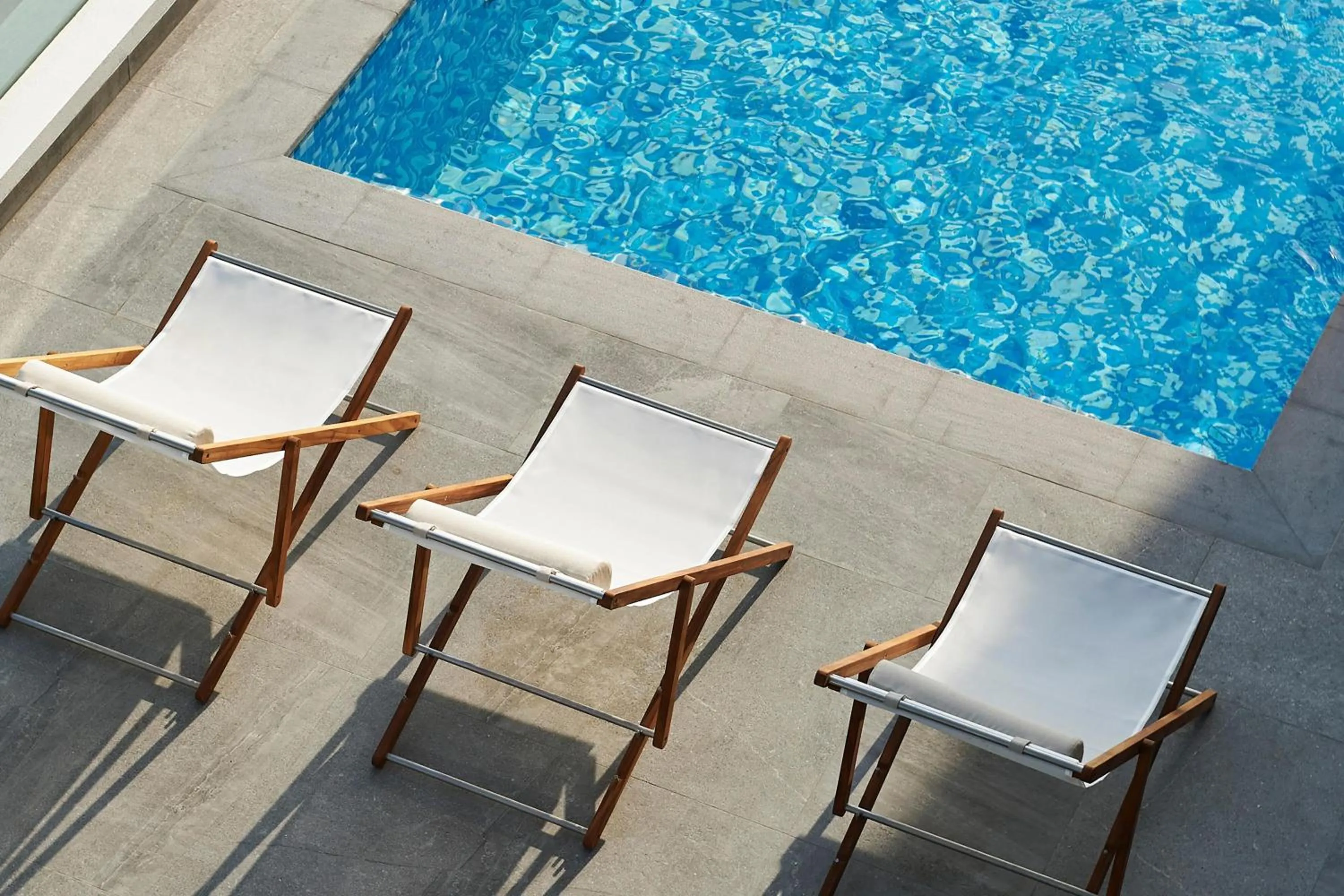 Swimming pool in FORM Hotel Al Jaddaf, Dubai, a Member of Design Hotels