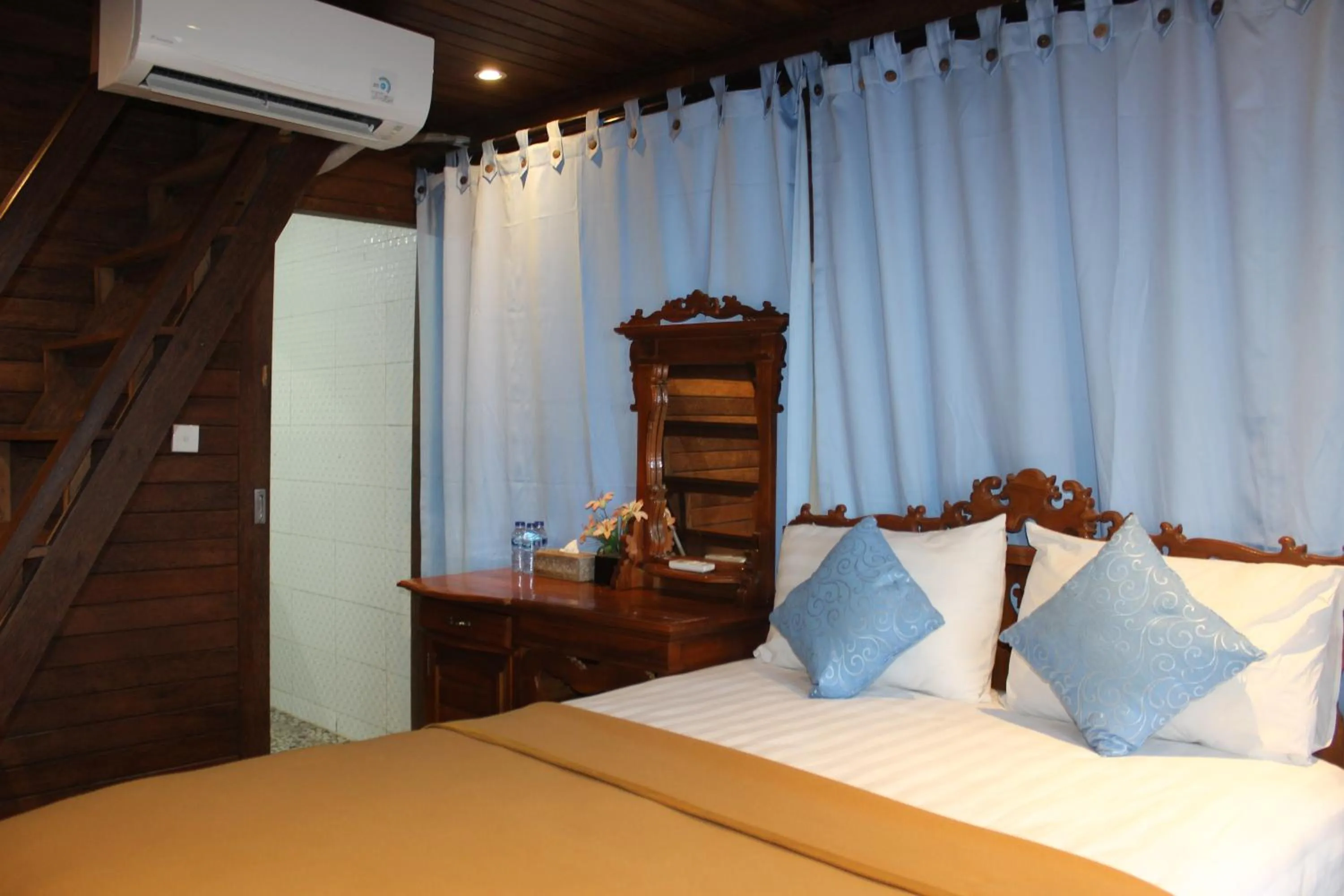 Bed in Boga Segara Villa And Resto