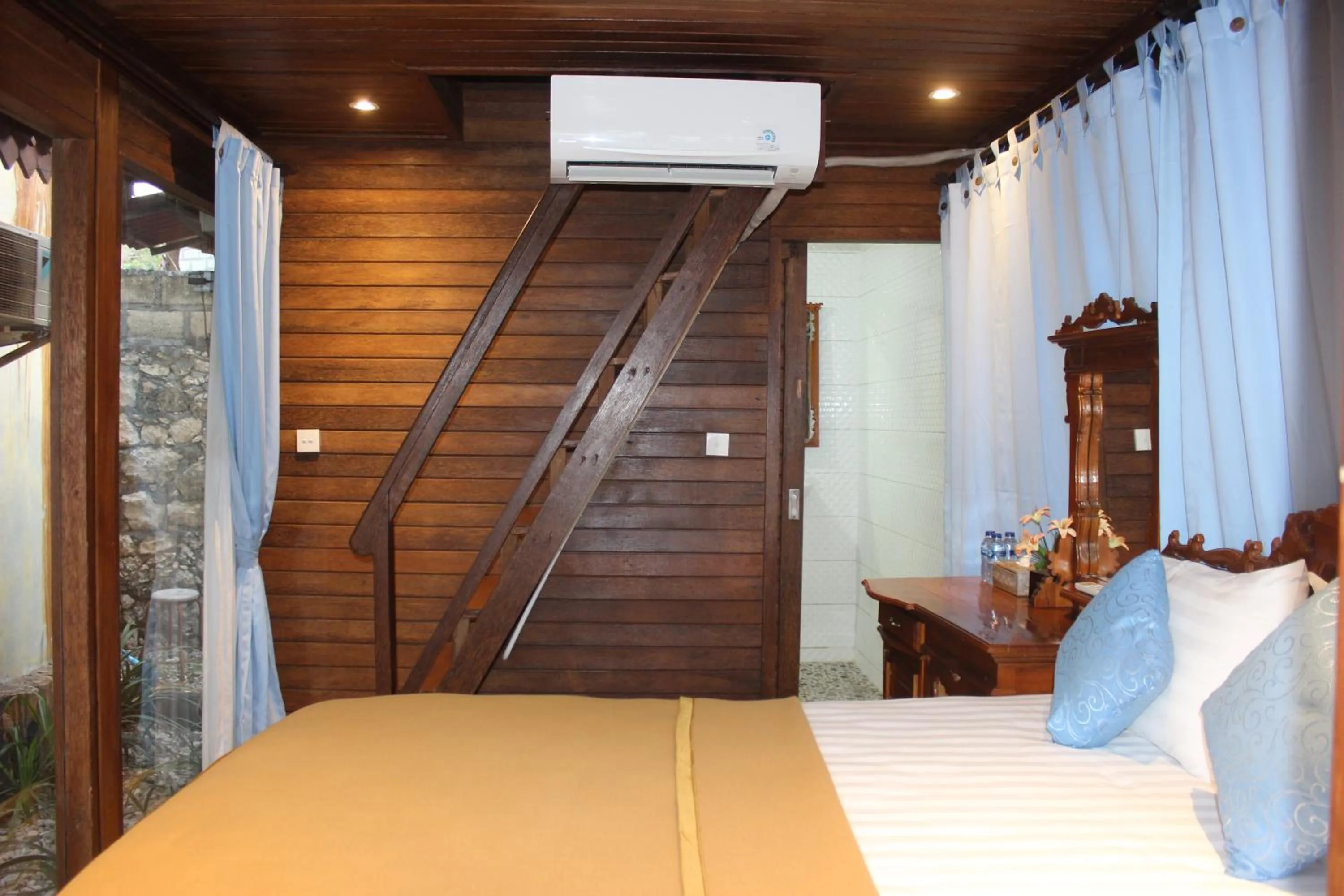 Bed in Boga Segara Villa And Resto