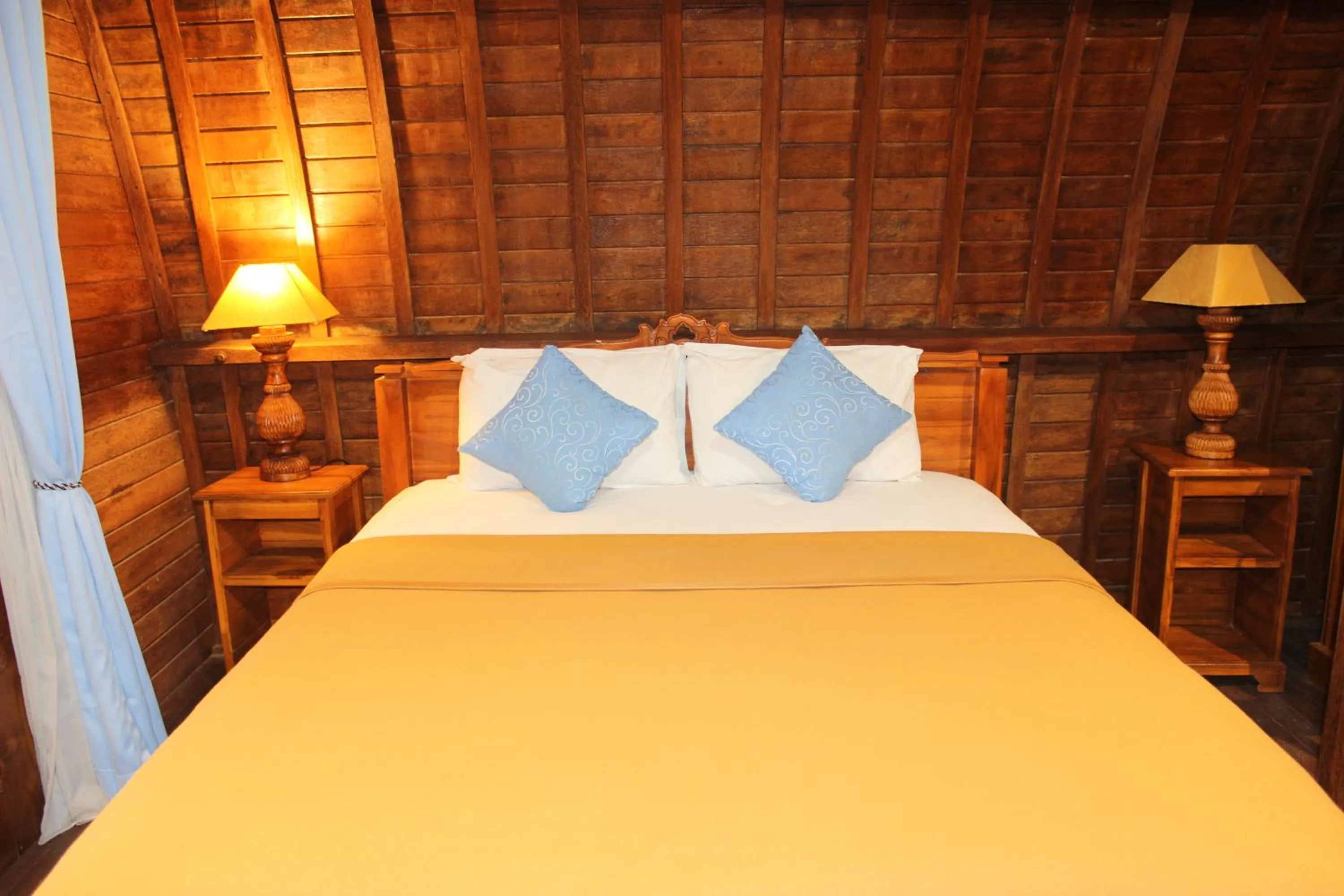 Bed in Boga Segara Villa And Resto