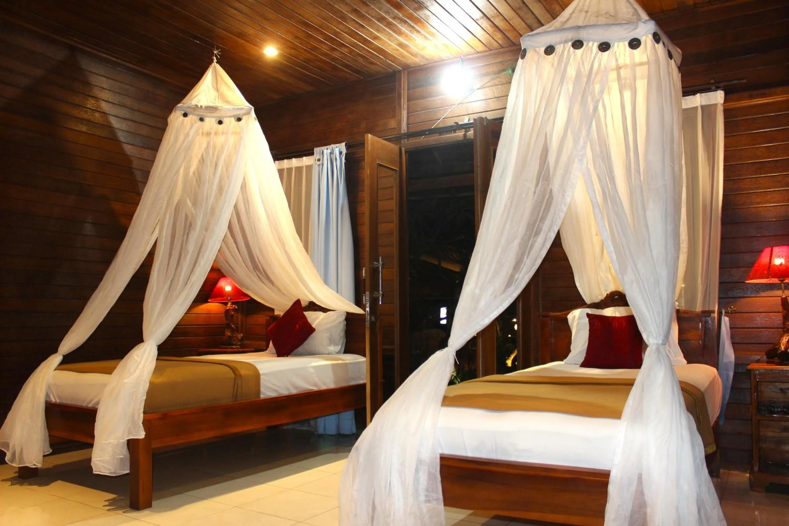 Bed in Boga Segara Villa And Resto