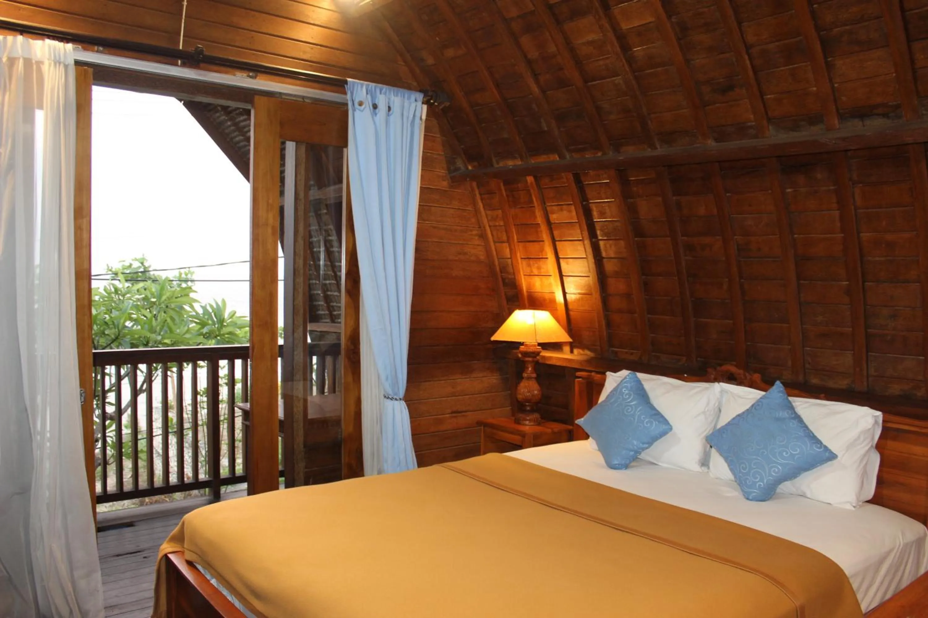 Bed in Boga Segara Villa And Resto