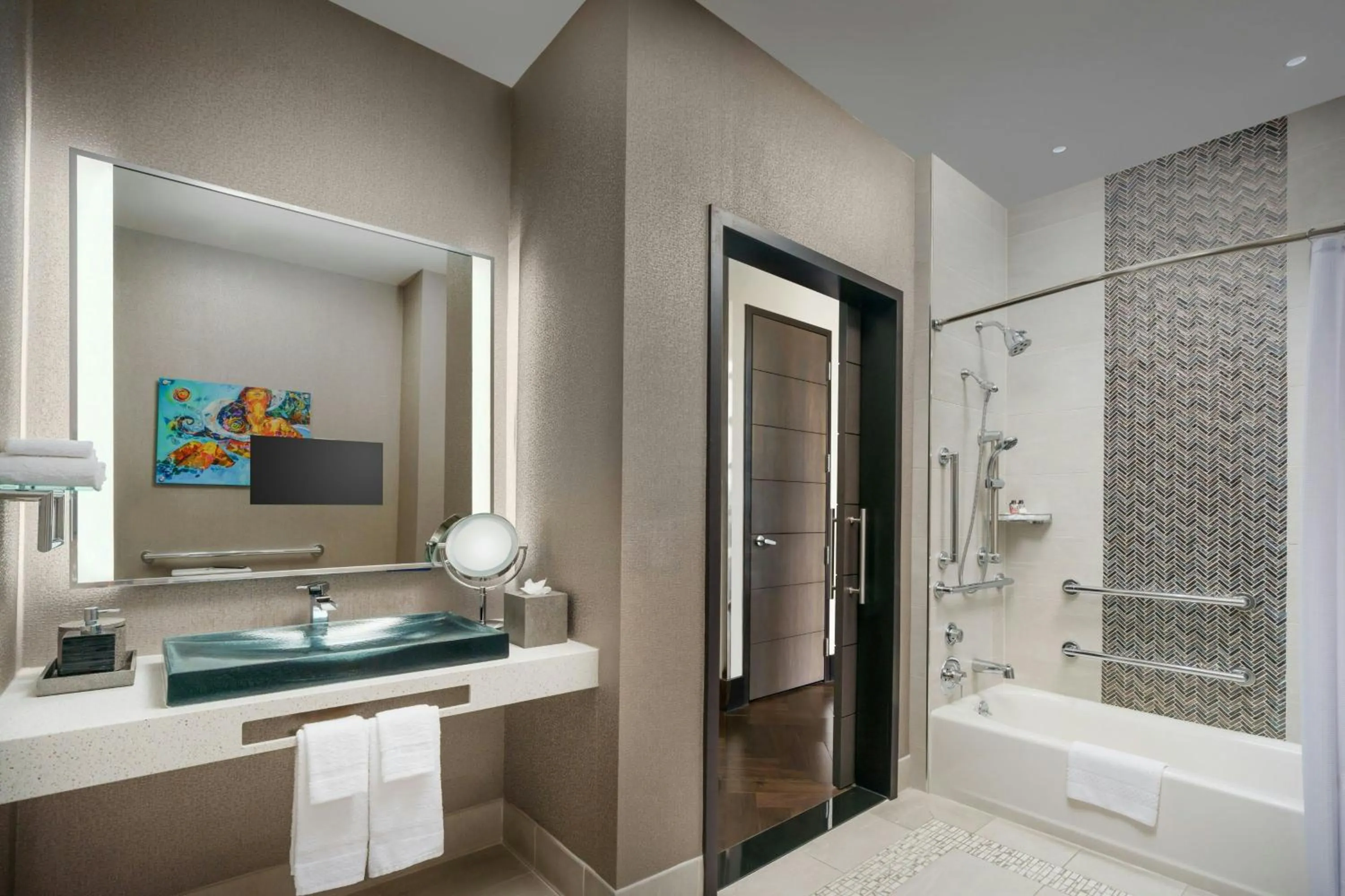 Bathroom in AC Hotel by Marriott Charlotte City Center