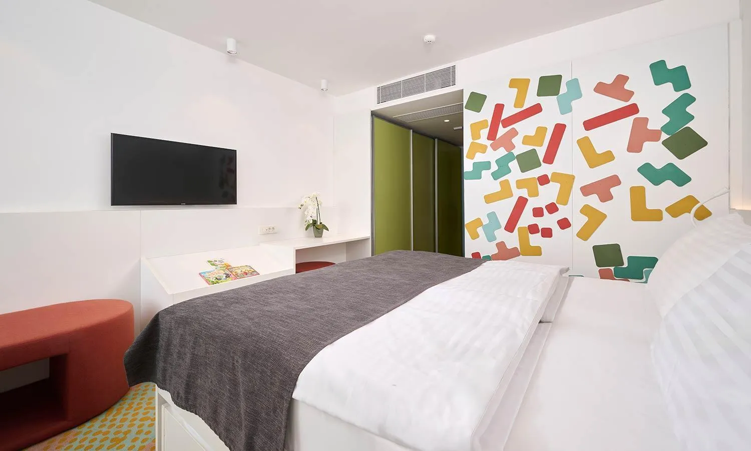 Bed in Aminess Vival Lišanj Family Hotel