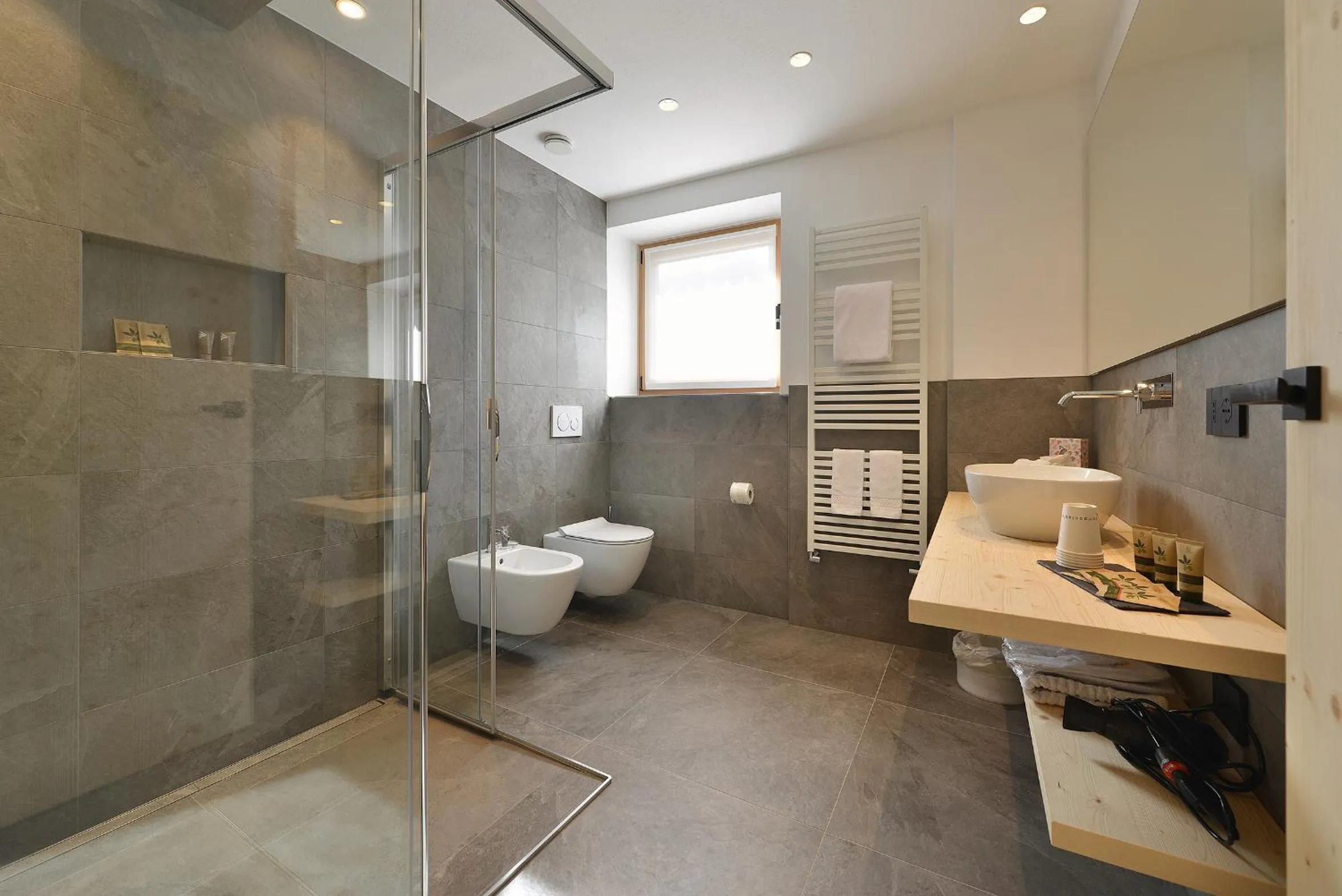 Shower in Hotel Valtellina