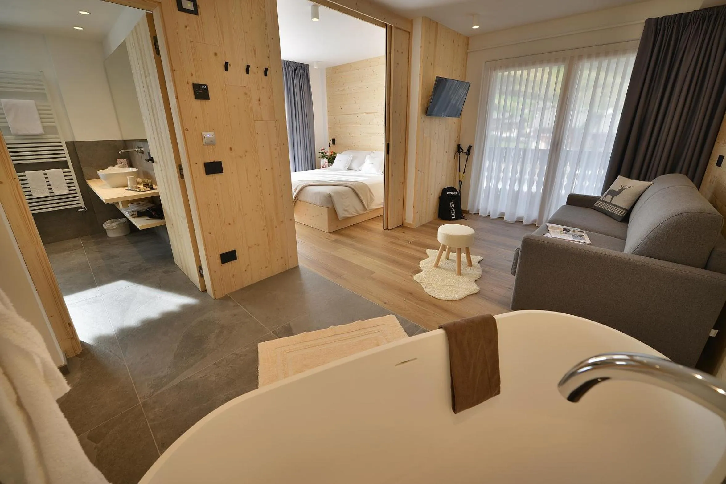 Bedroom, Bed in Hotel Valtellina