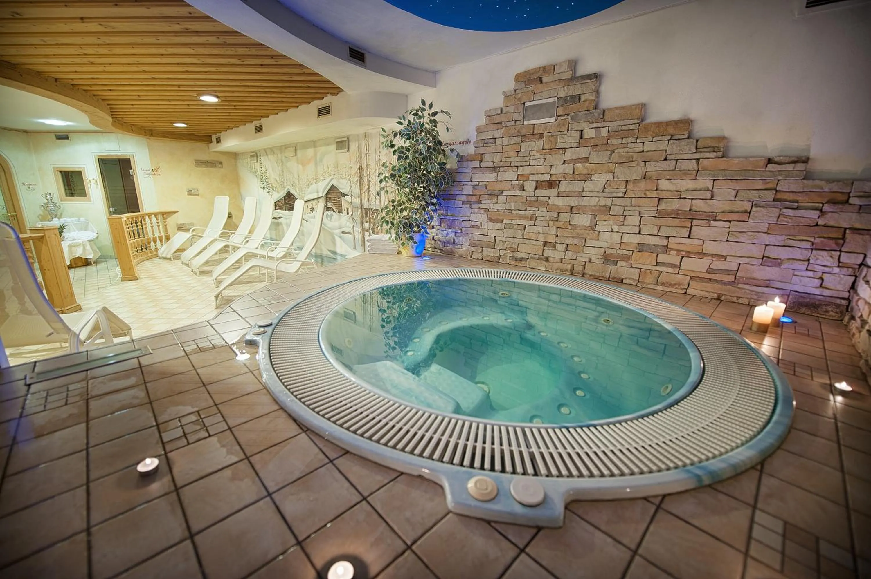 Spa and wellness centre/facilities in Hotel Valtellina