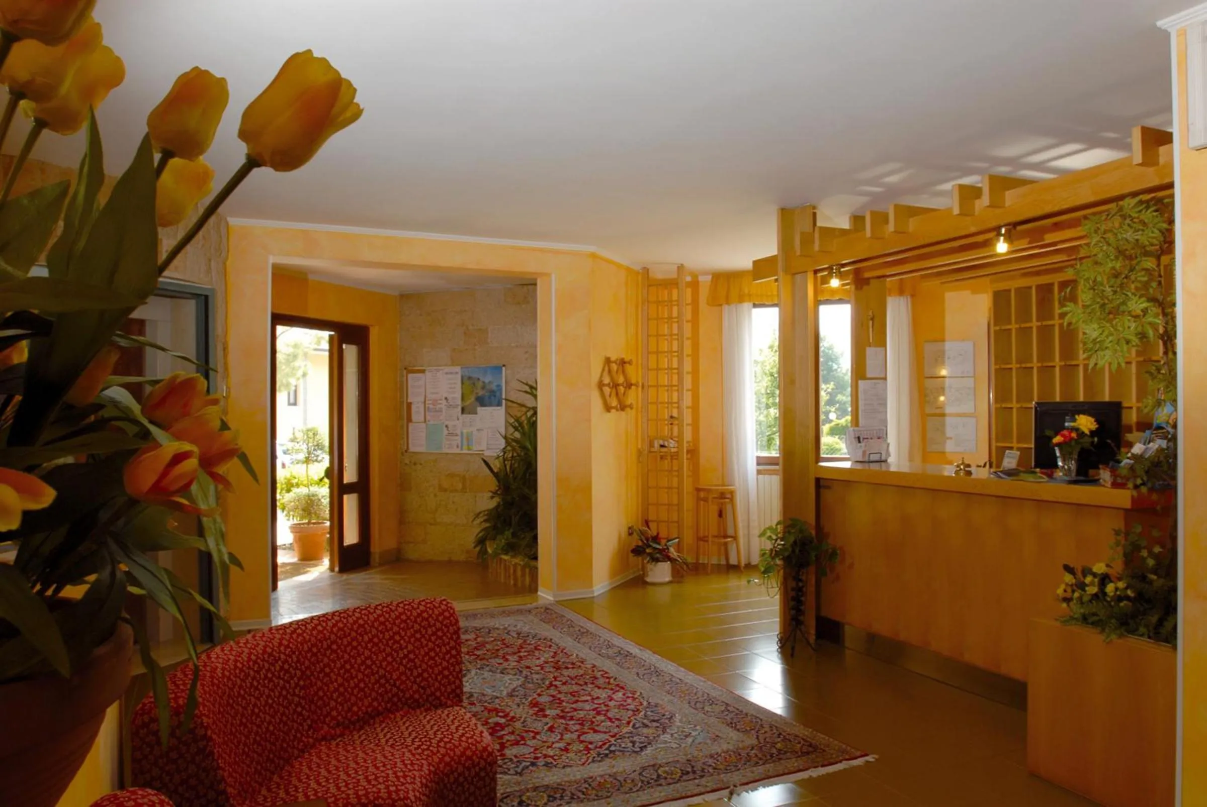 Lobby or reception in Hotel Astra