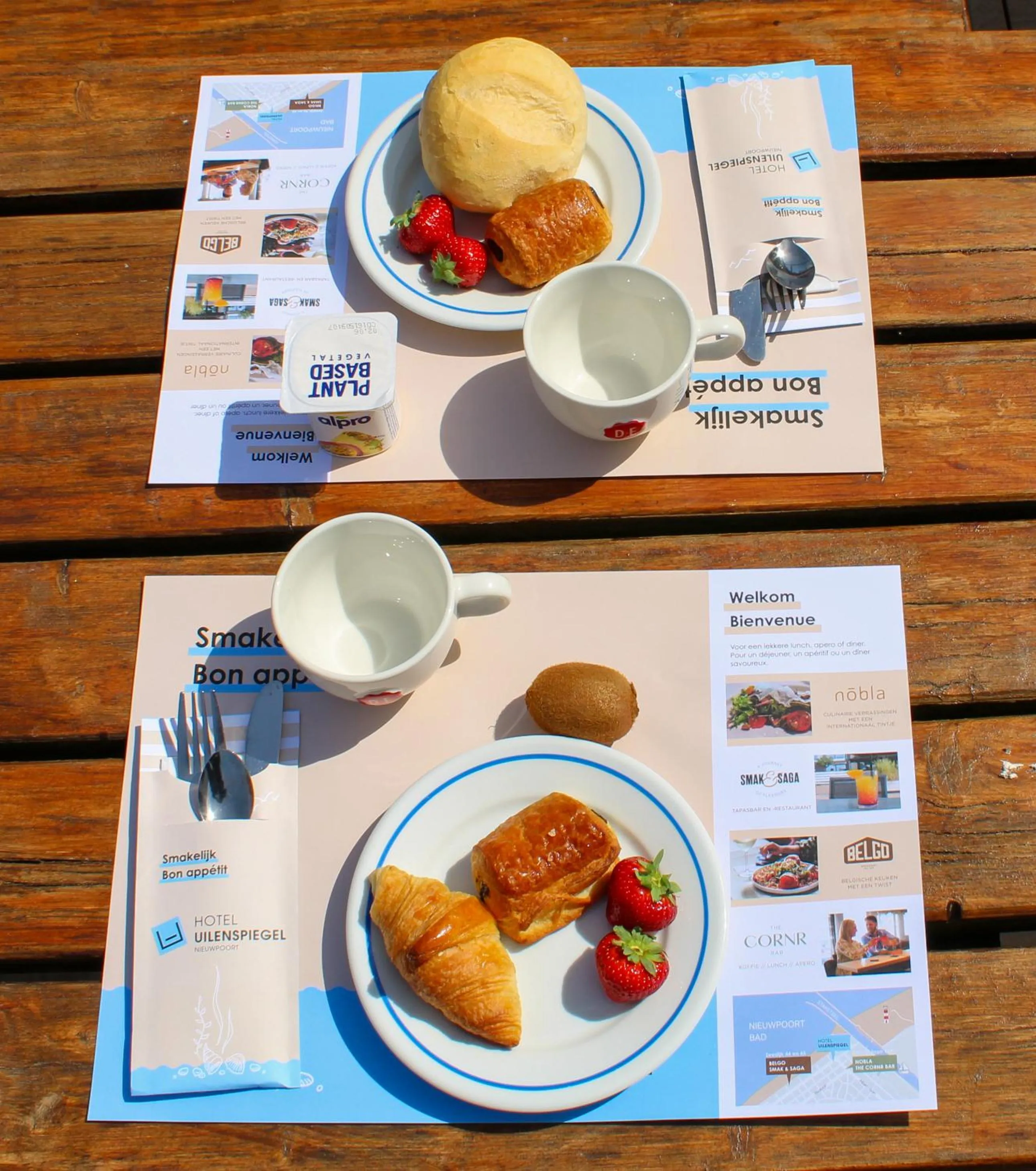 Food and drinks in Hotel Uilenspiegel