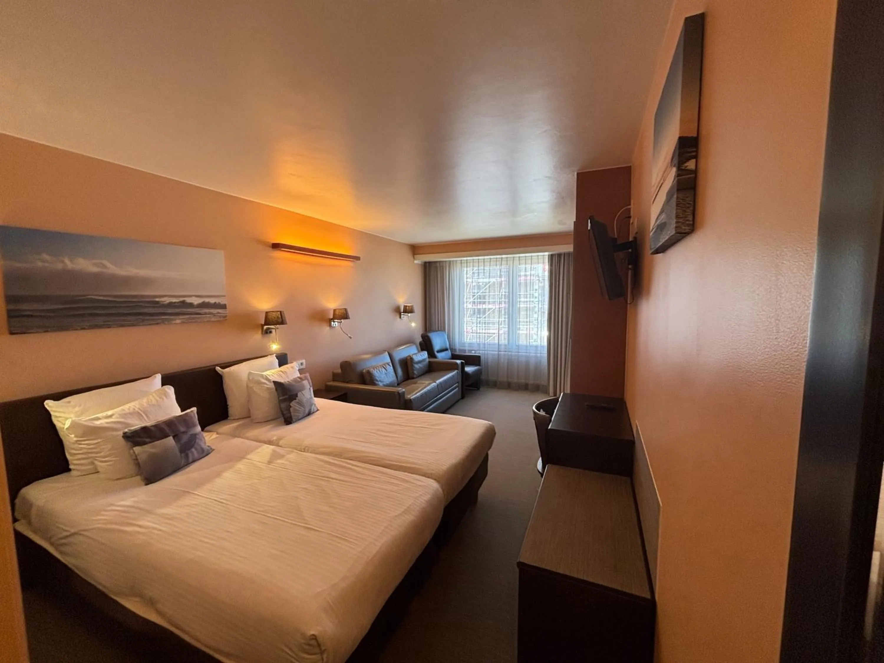 Bed in Hotel Uilenspiegel