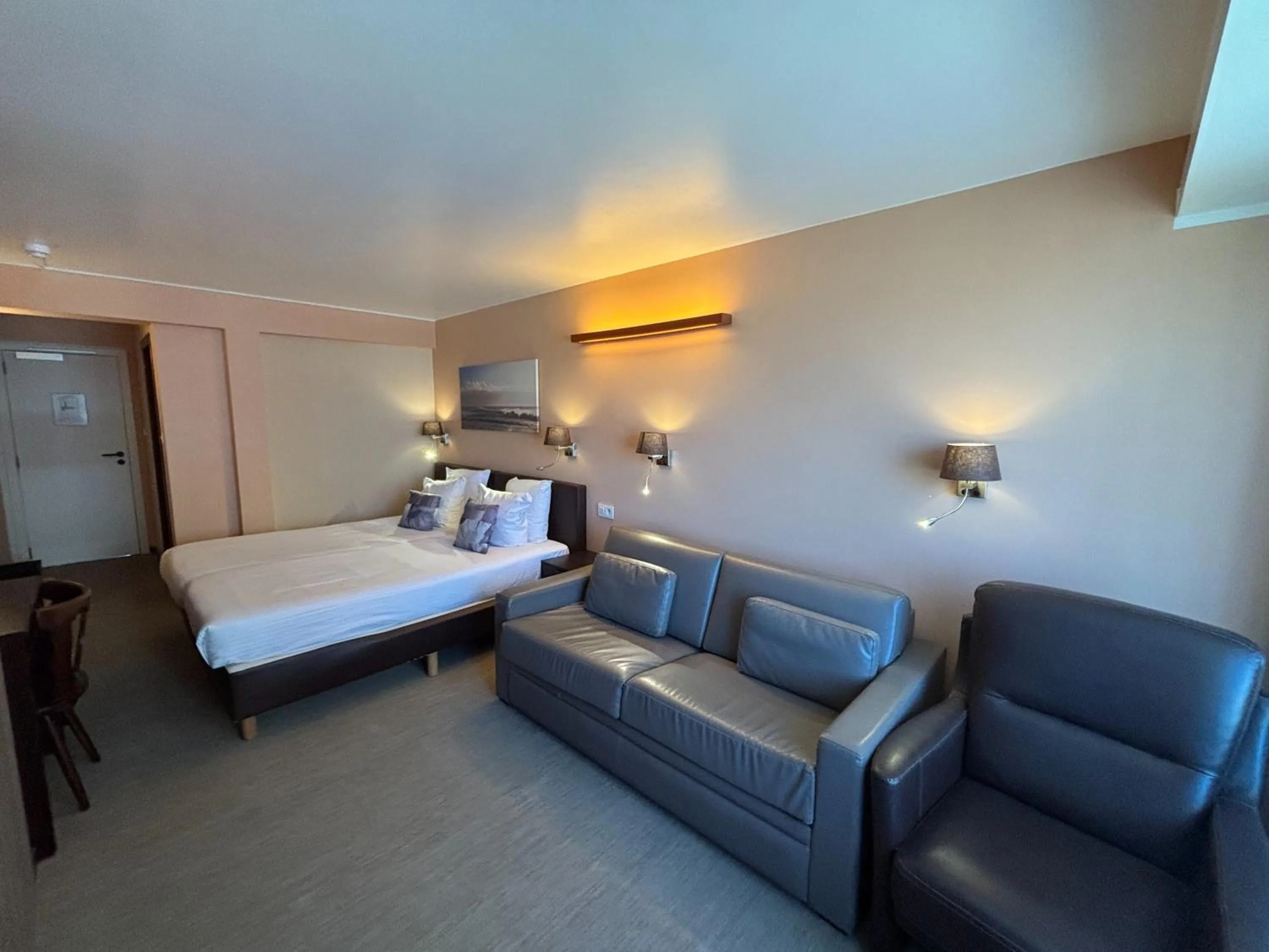 Bed in Hotel Uilenspiegel