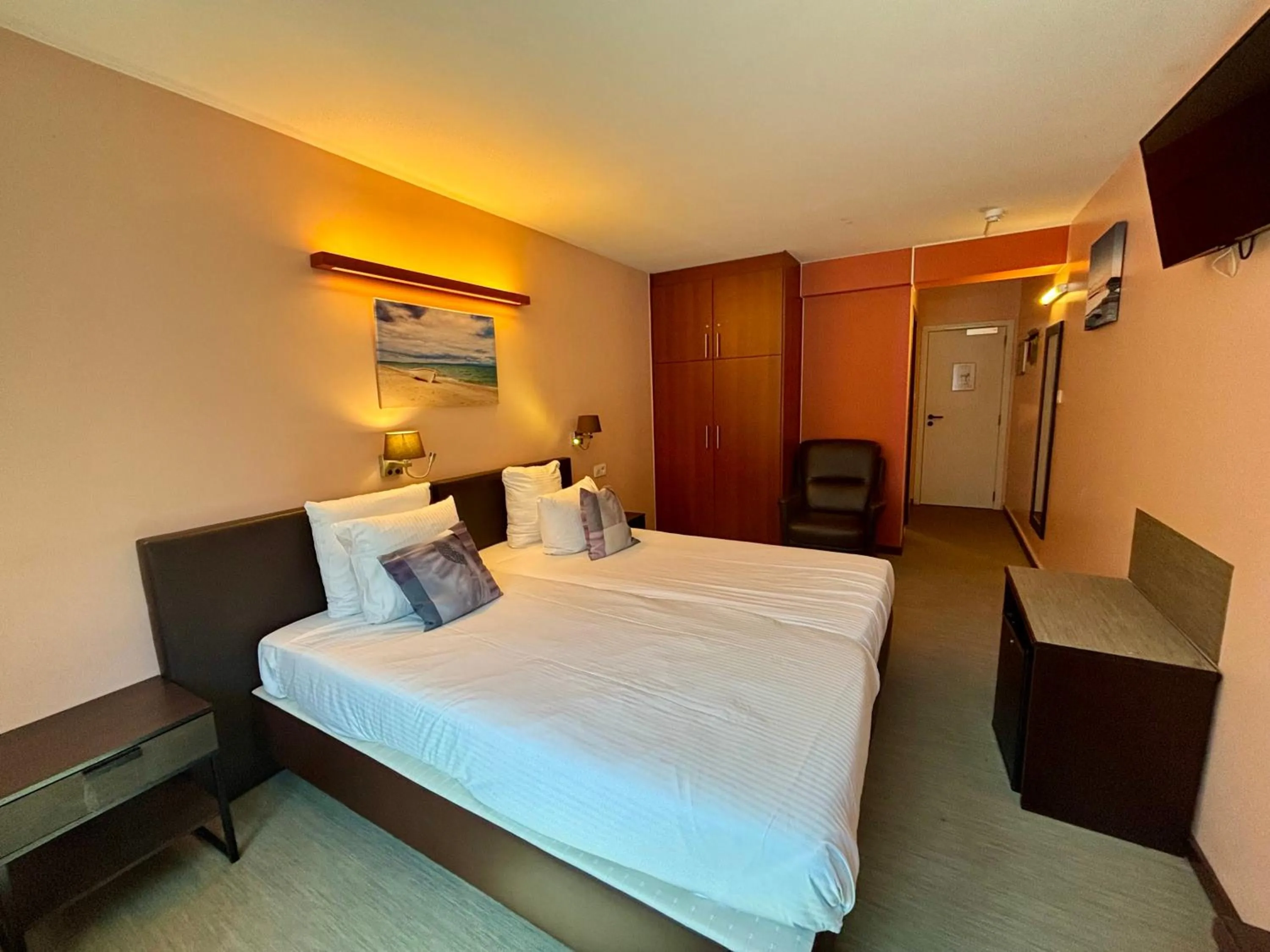 Bed in Hotel Uilenspiegel