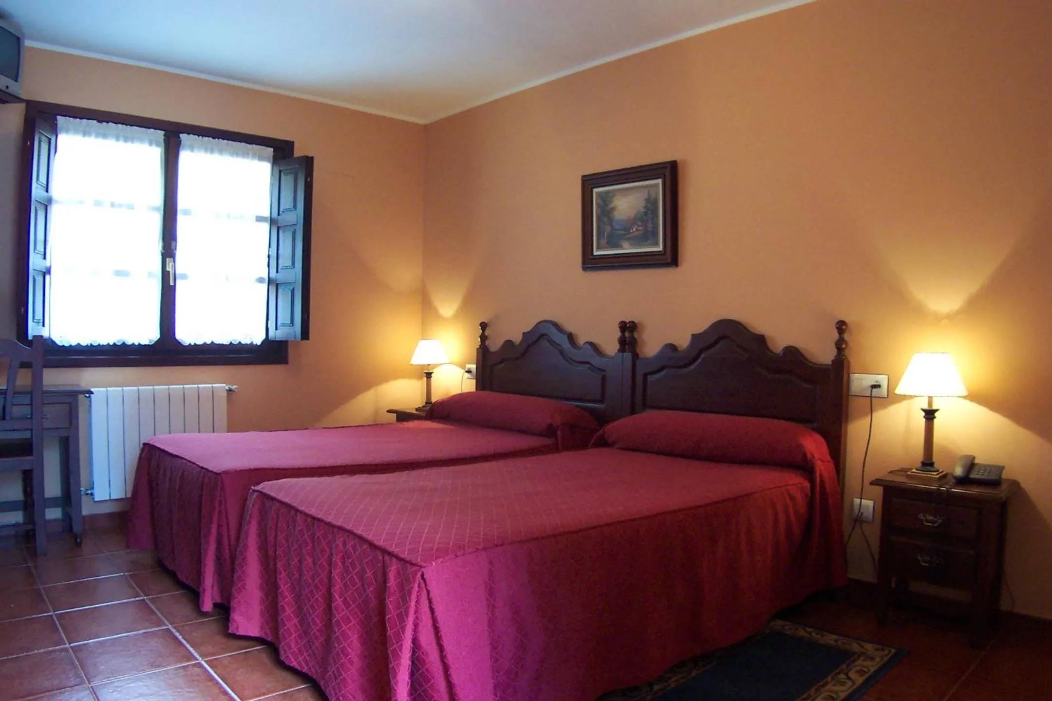 Bed in Hotel Los Ángeles