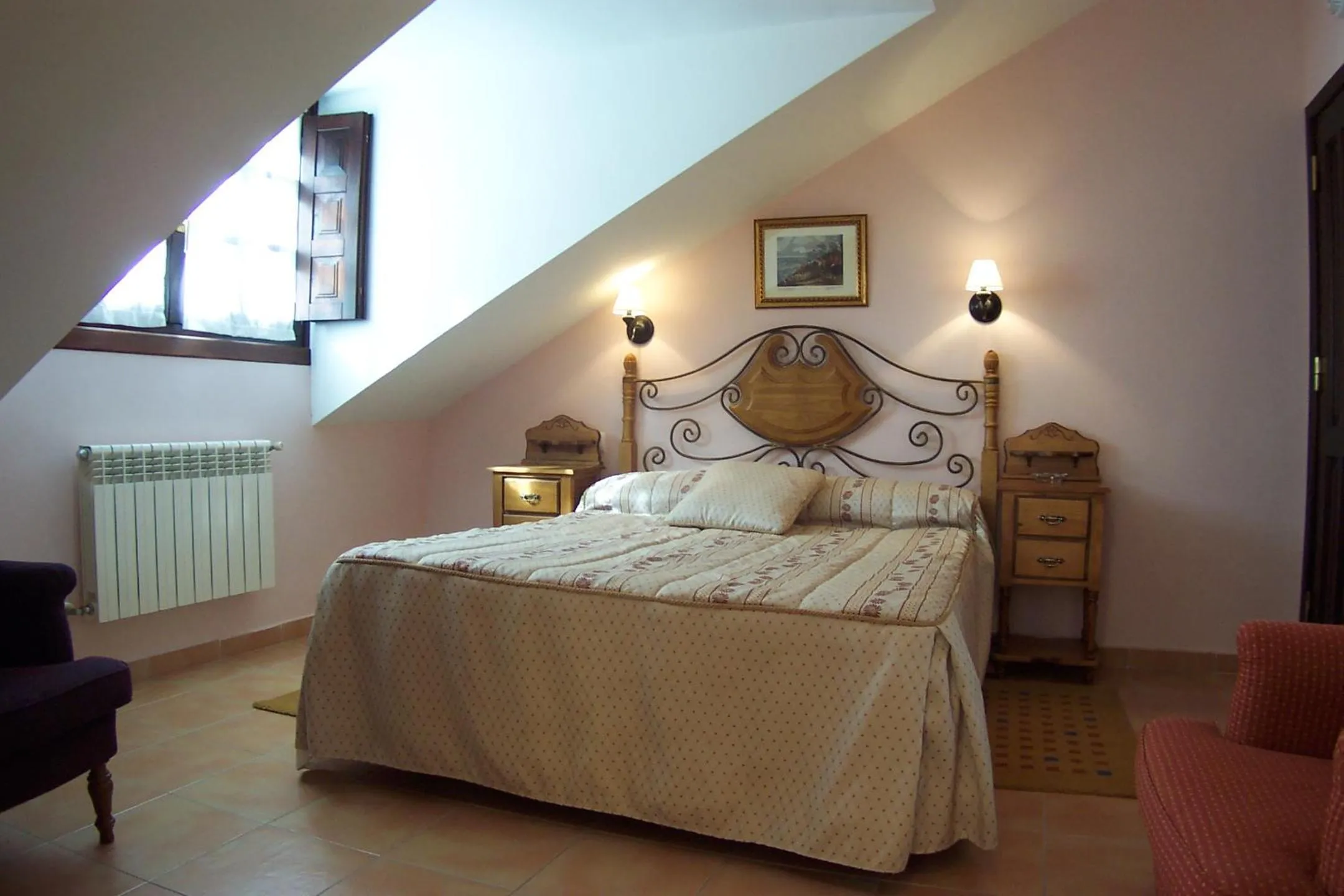 Bed in Hotel Los Ángeles