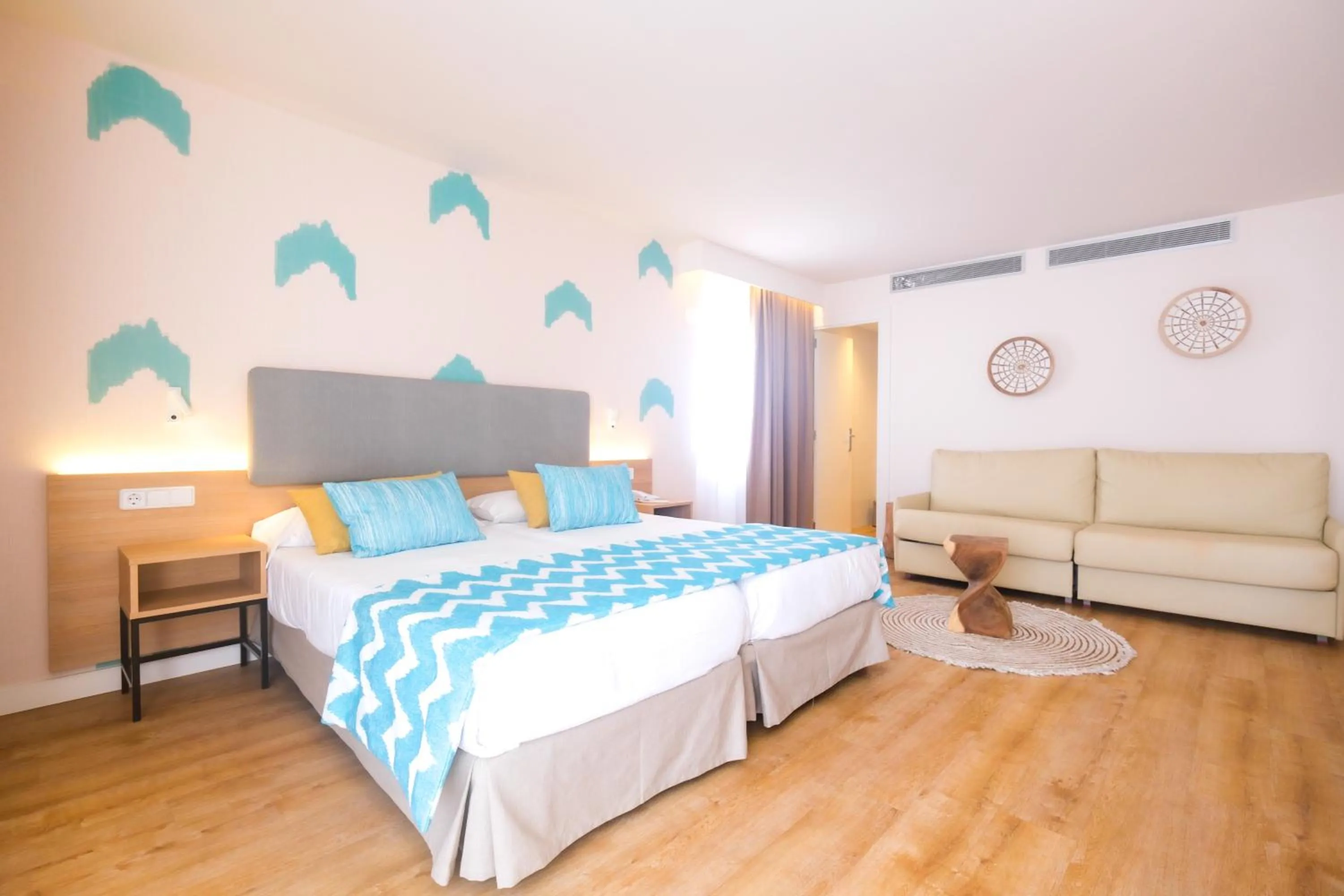 Bed in Cupido Boutique Hotel