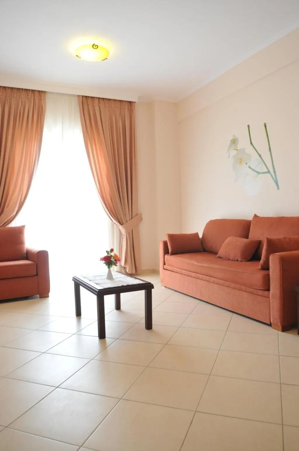 Living room in Finiki Plaza