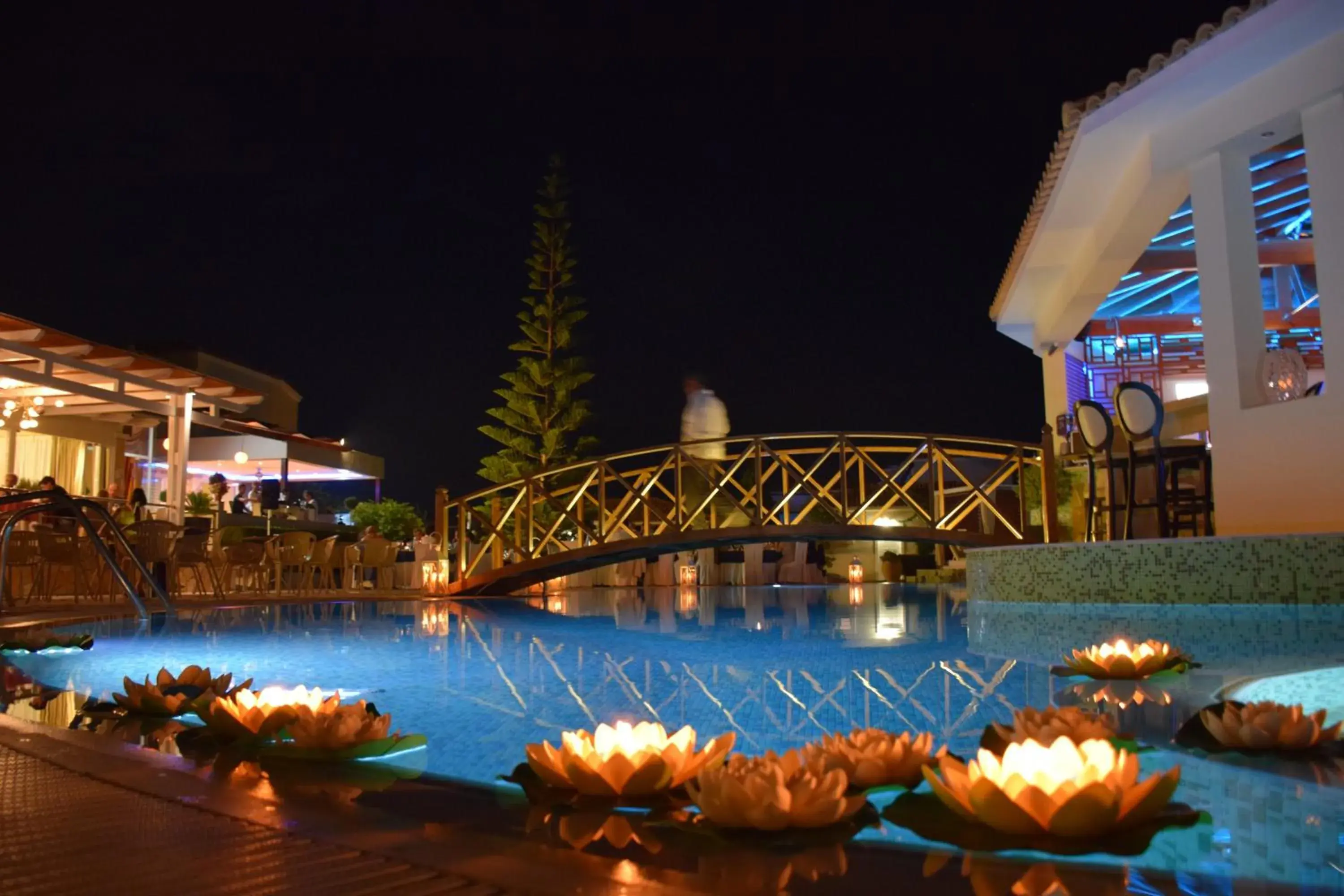 Pool view in Olympia Golden Beach Resort & Spa Pool view in Olympia Golden Beach Resort & Spa