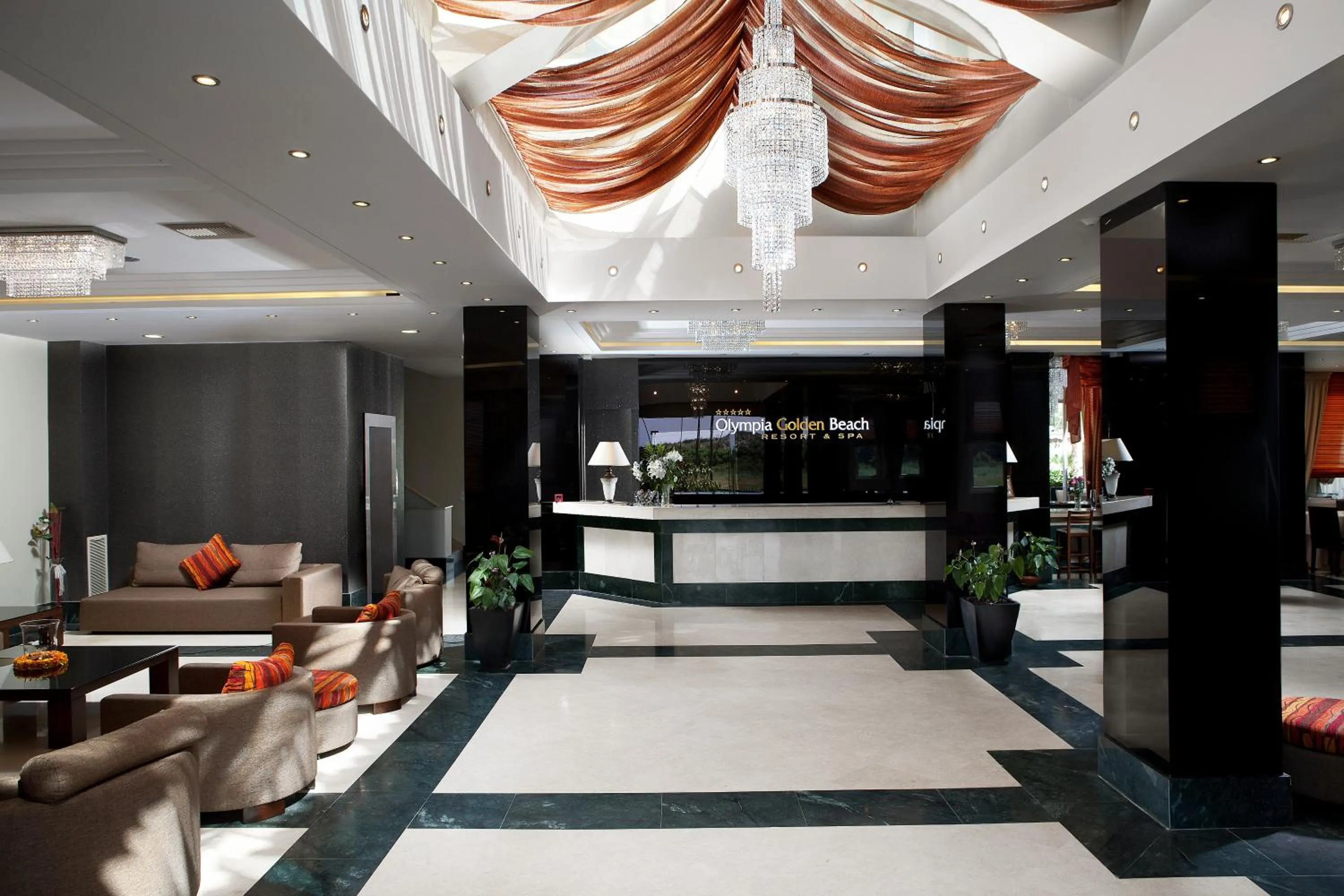 Lobby or reception in Olympia Golden Beach Resort & Spa