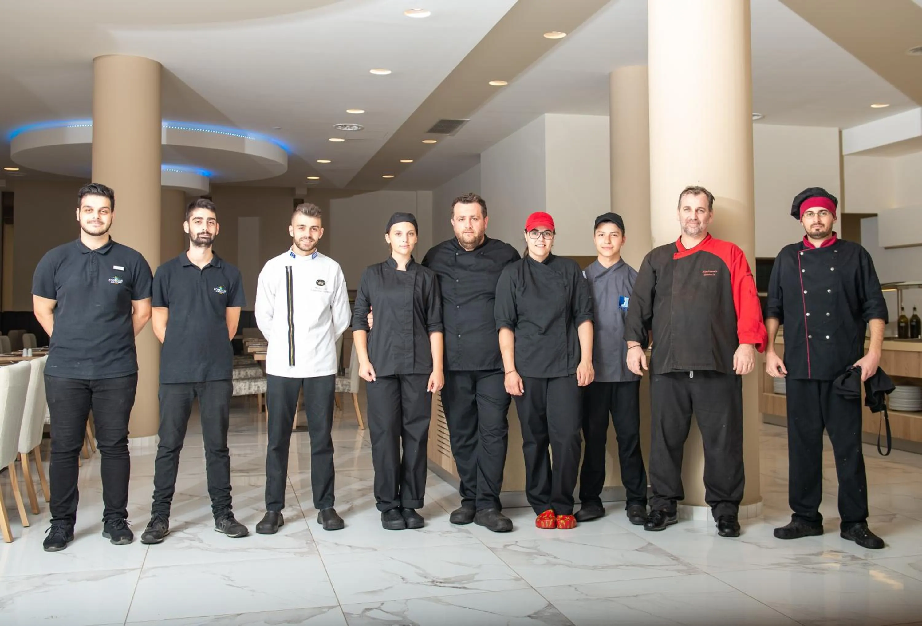 Staff in Poseidon Hotel Sea Resort