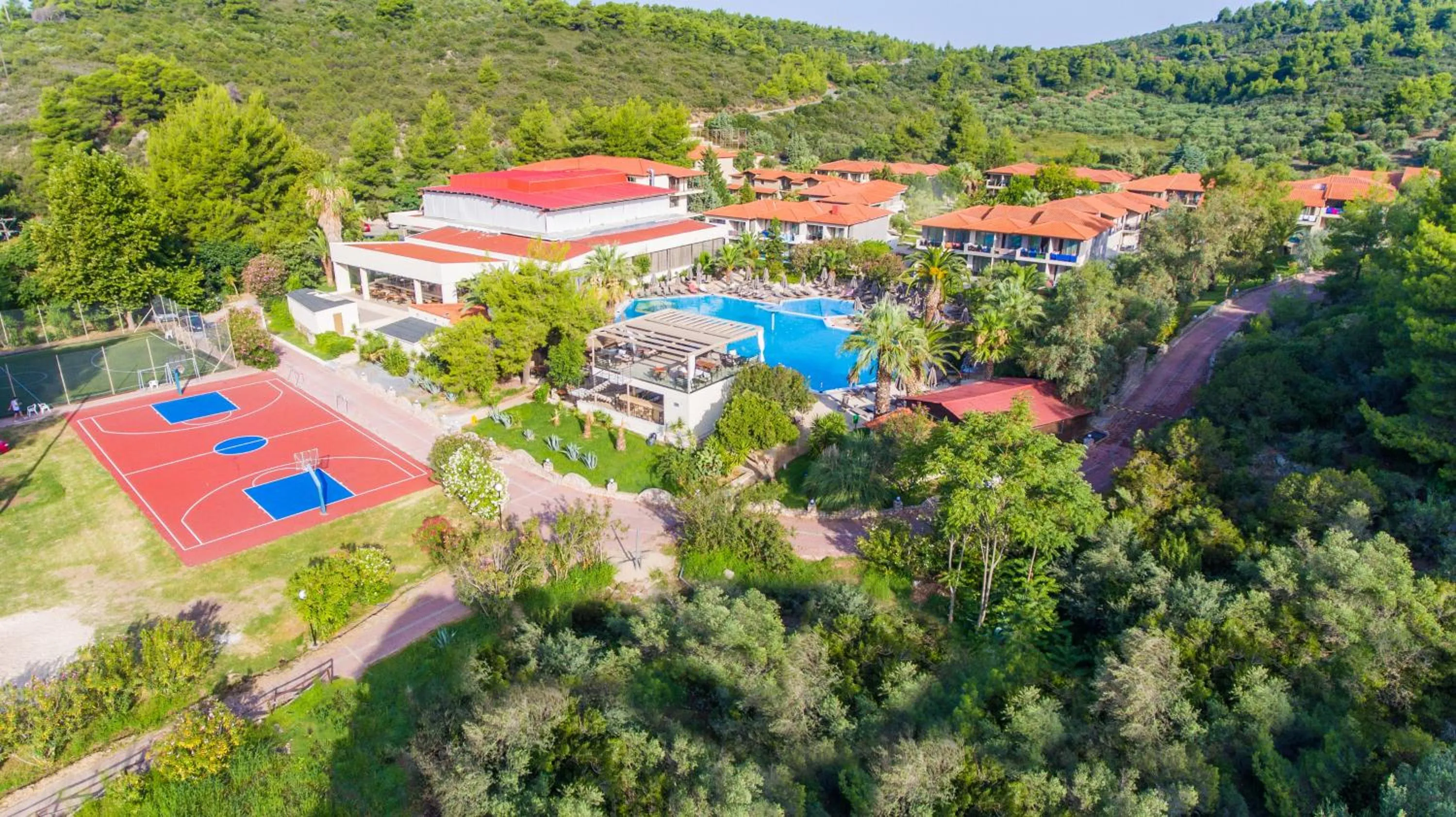 Bird's eye view in Poseidon Hotel Sea Resort