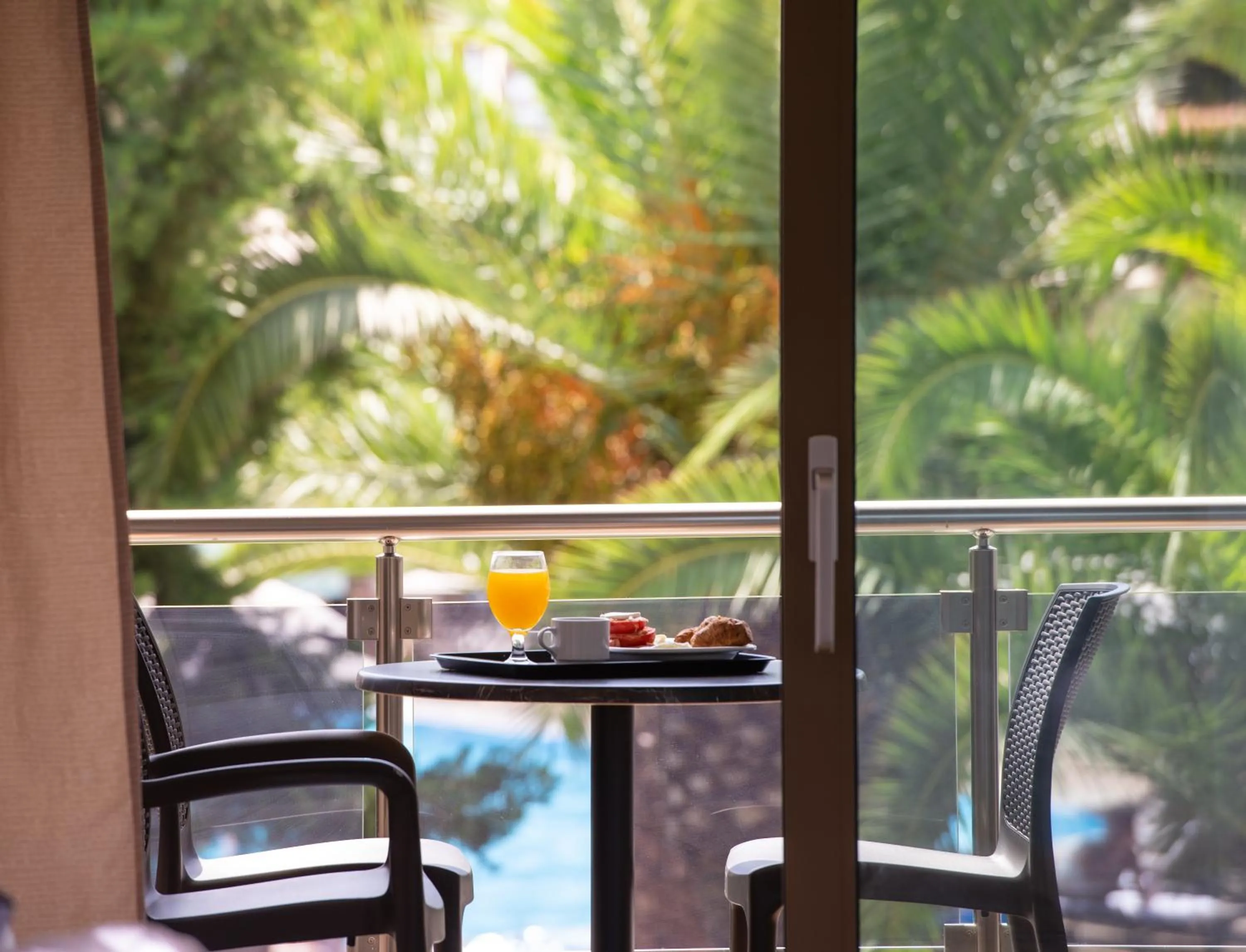 Balcony/Terrace in Poseidon Hotel Sea Resort