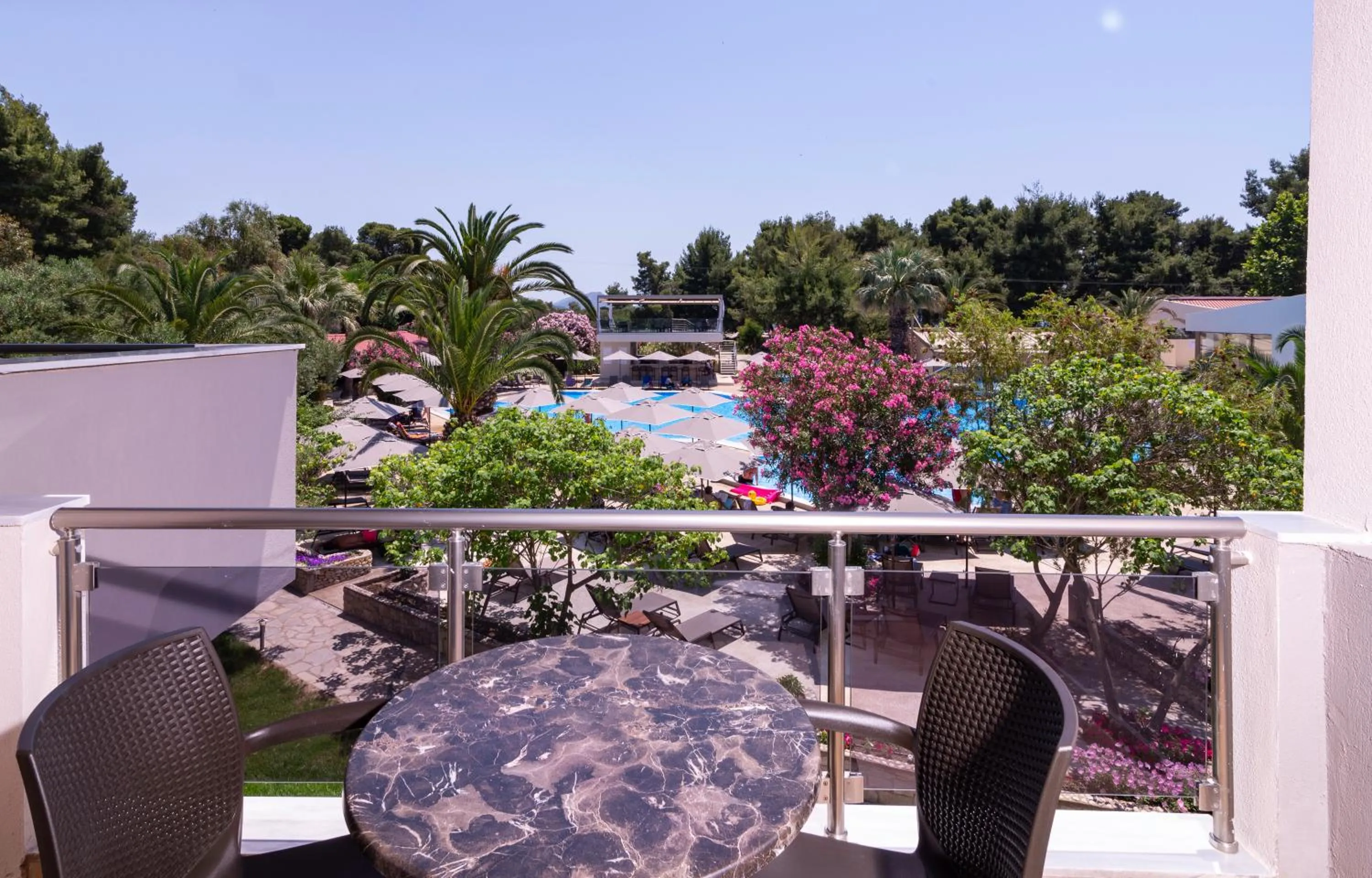 Balcony/Terrace in Poseidon Hotel Sea Resort