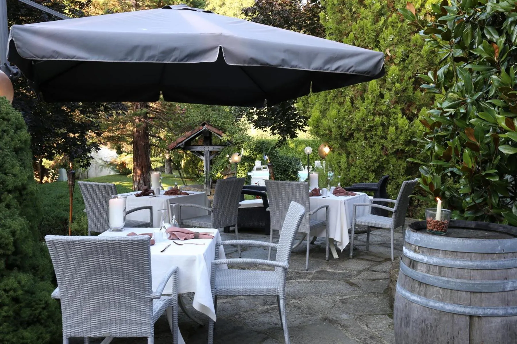 Garden in Villa San Carlo