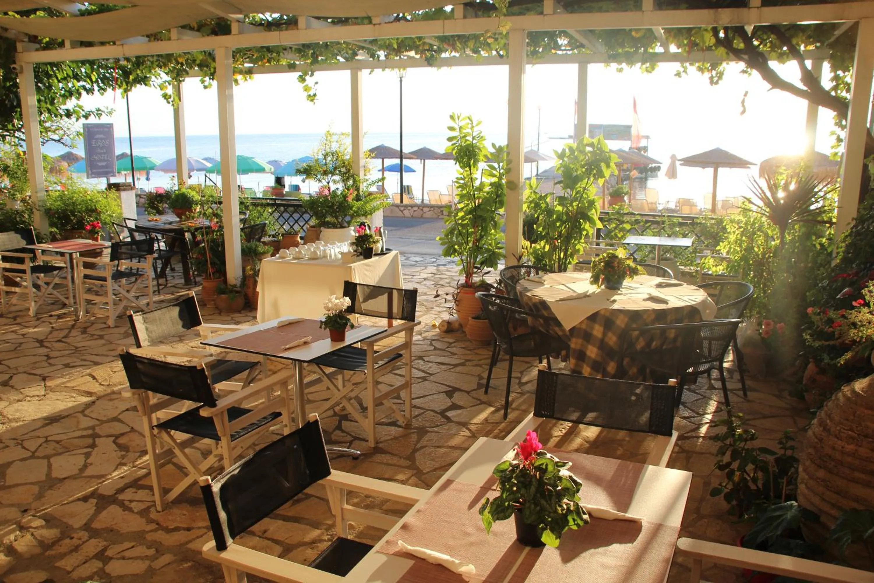 Breakfast in Eros Beach Hotel