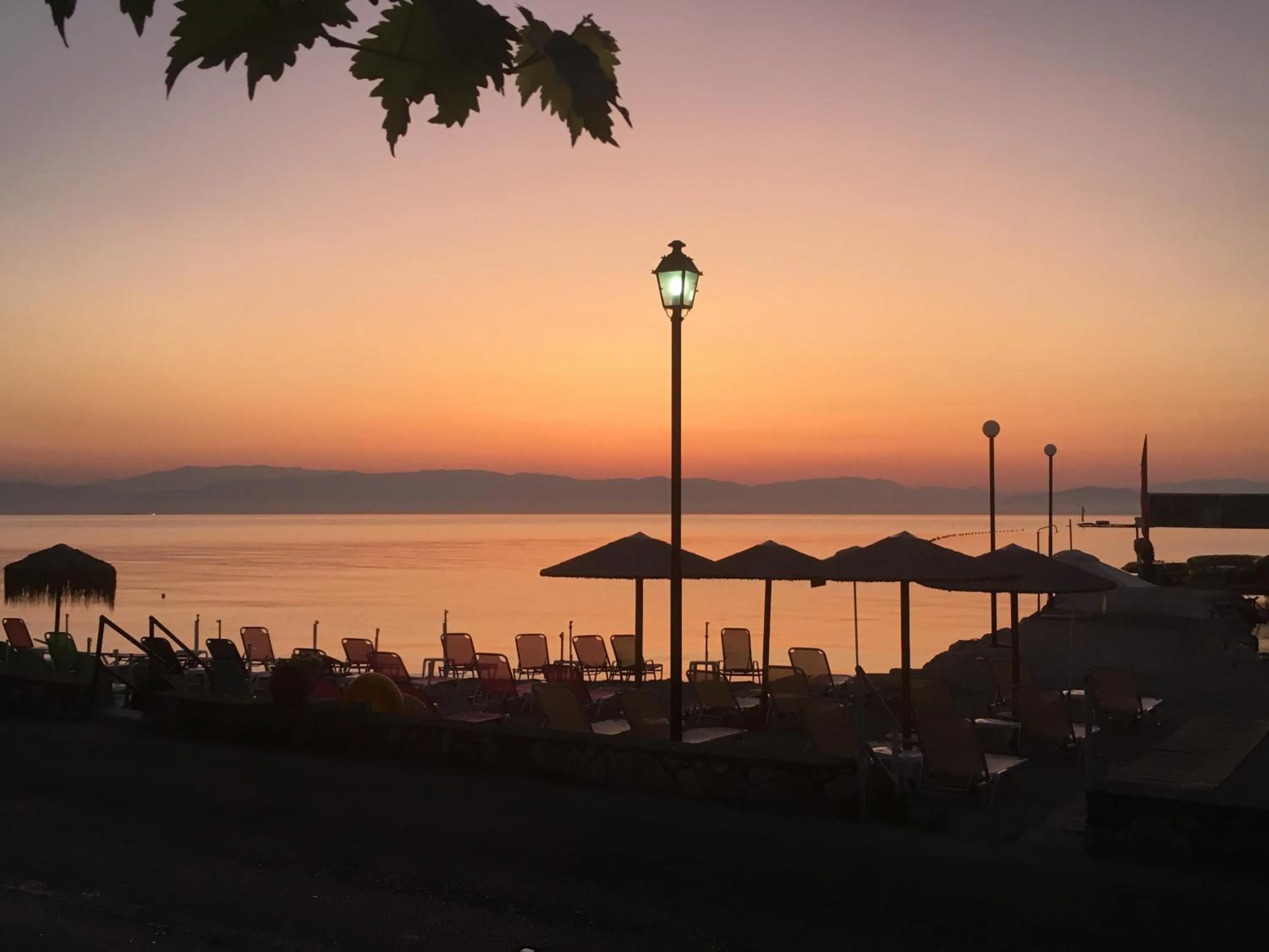 Sunrise in Eros Beach Hotel