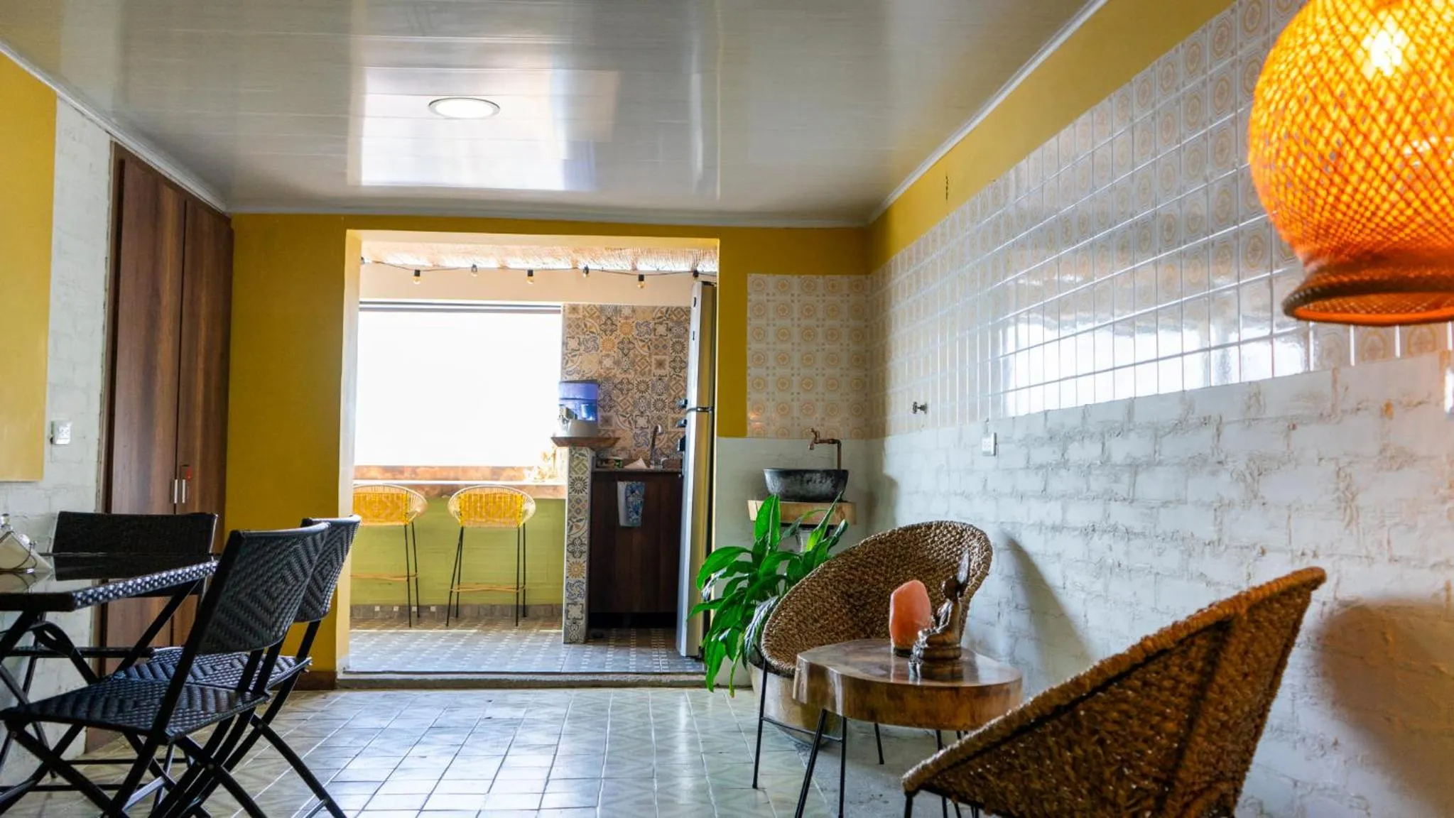 Dining area in Casa Mama Hotel