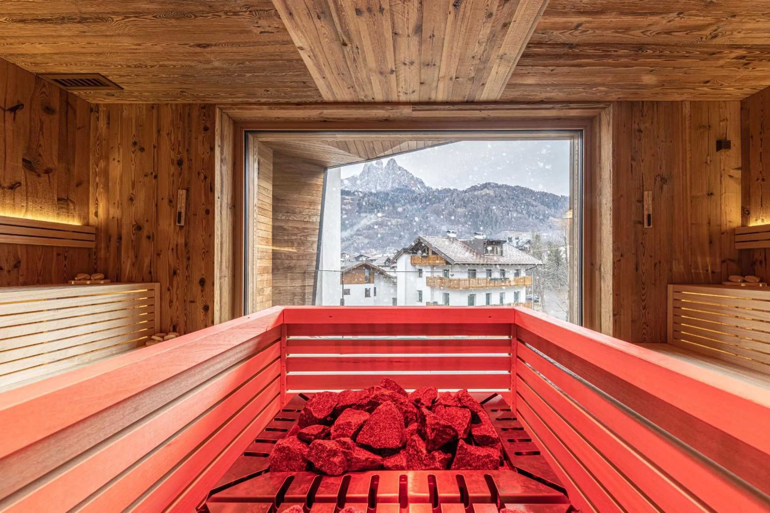 Sauna in Brunet - The Dolomites Resort