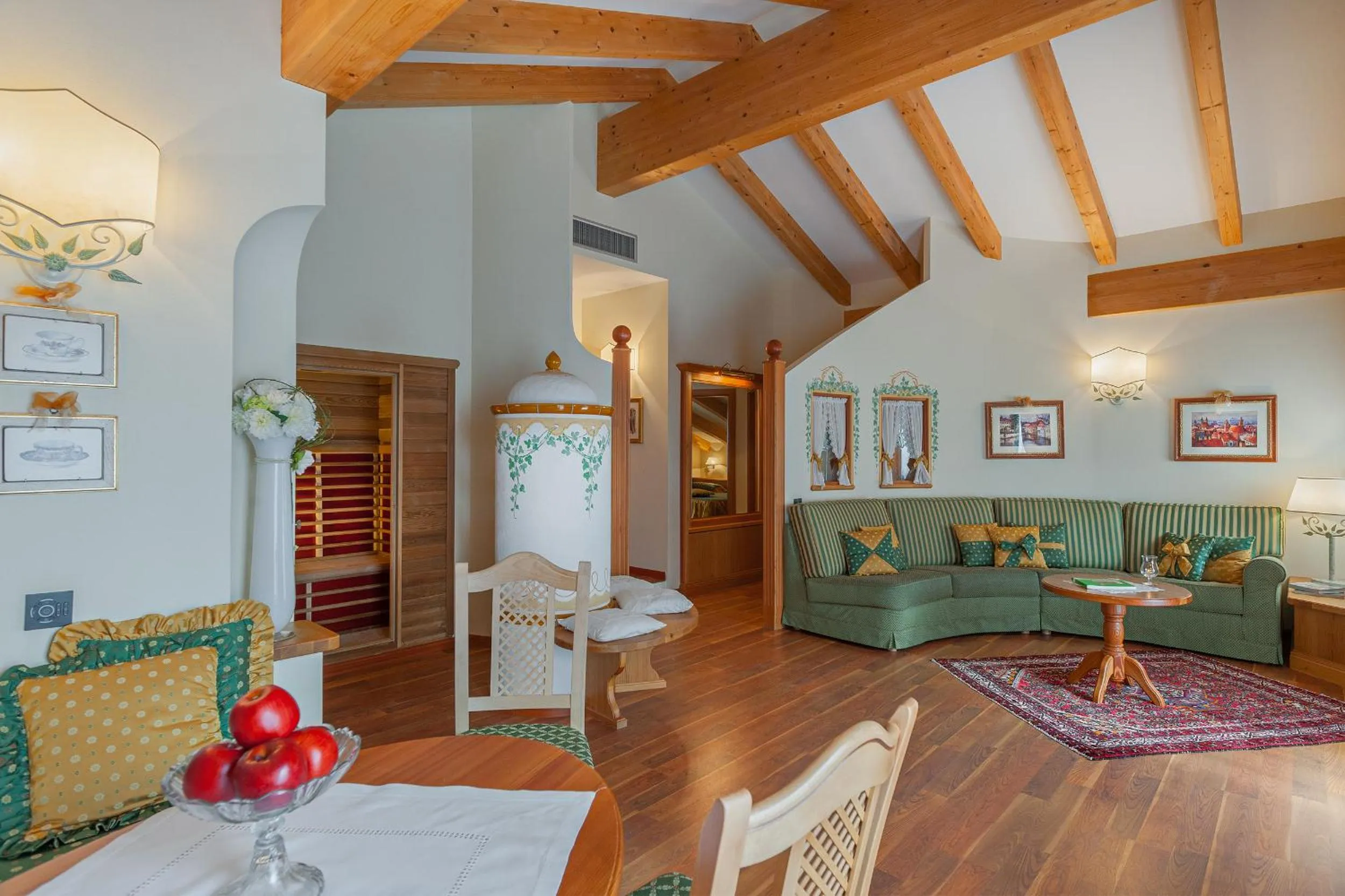 Sauna in Brunet - The Dolomites Resort