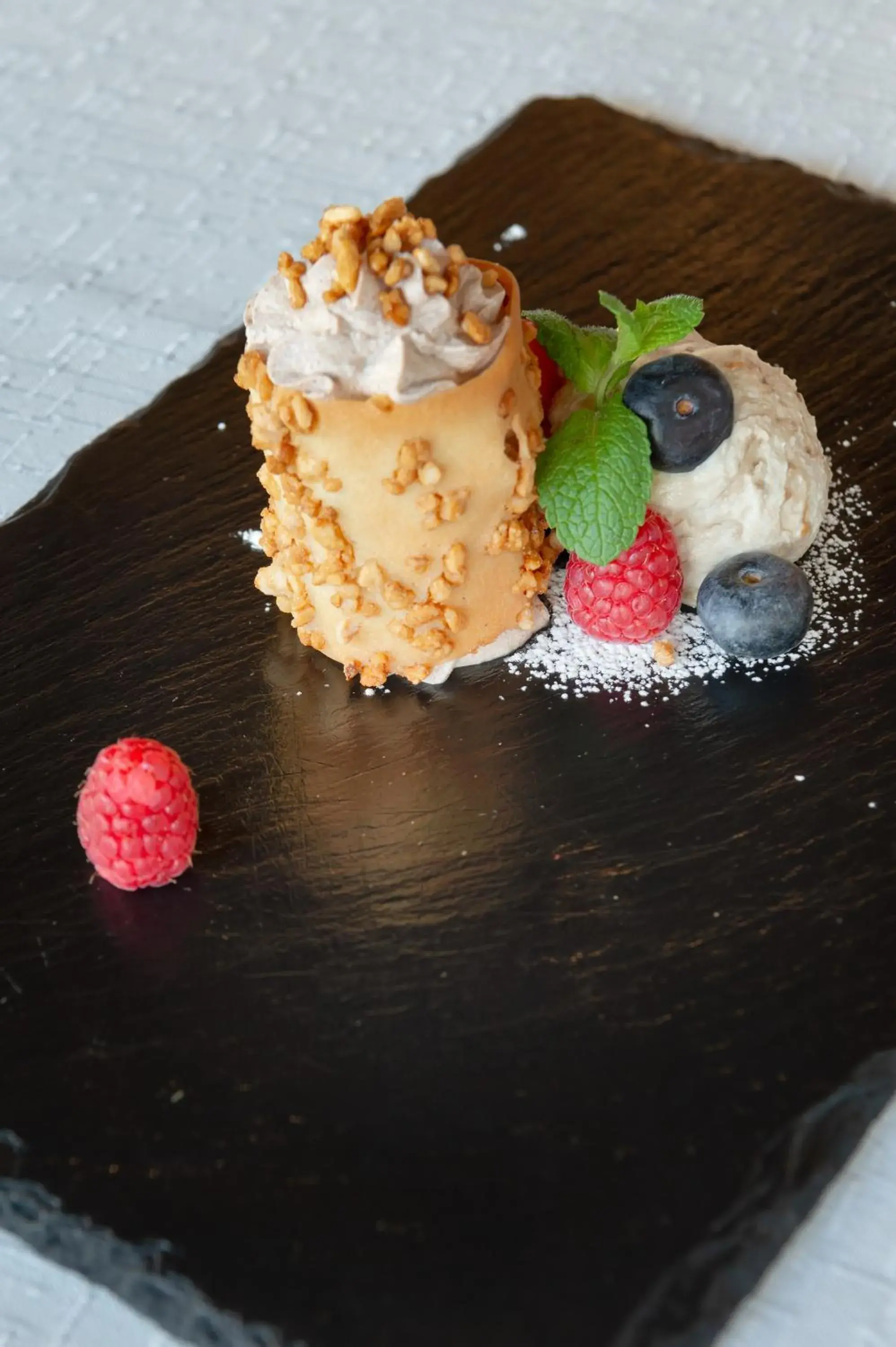 Food close-up in Brunet - The Dolomites Resort Food close-up in Brunet - The Dolomites Resort