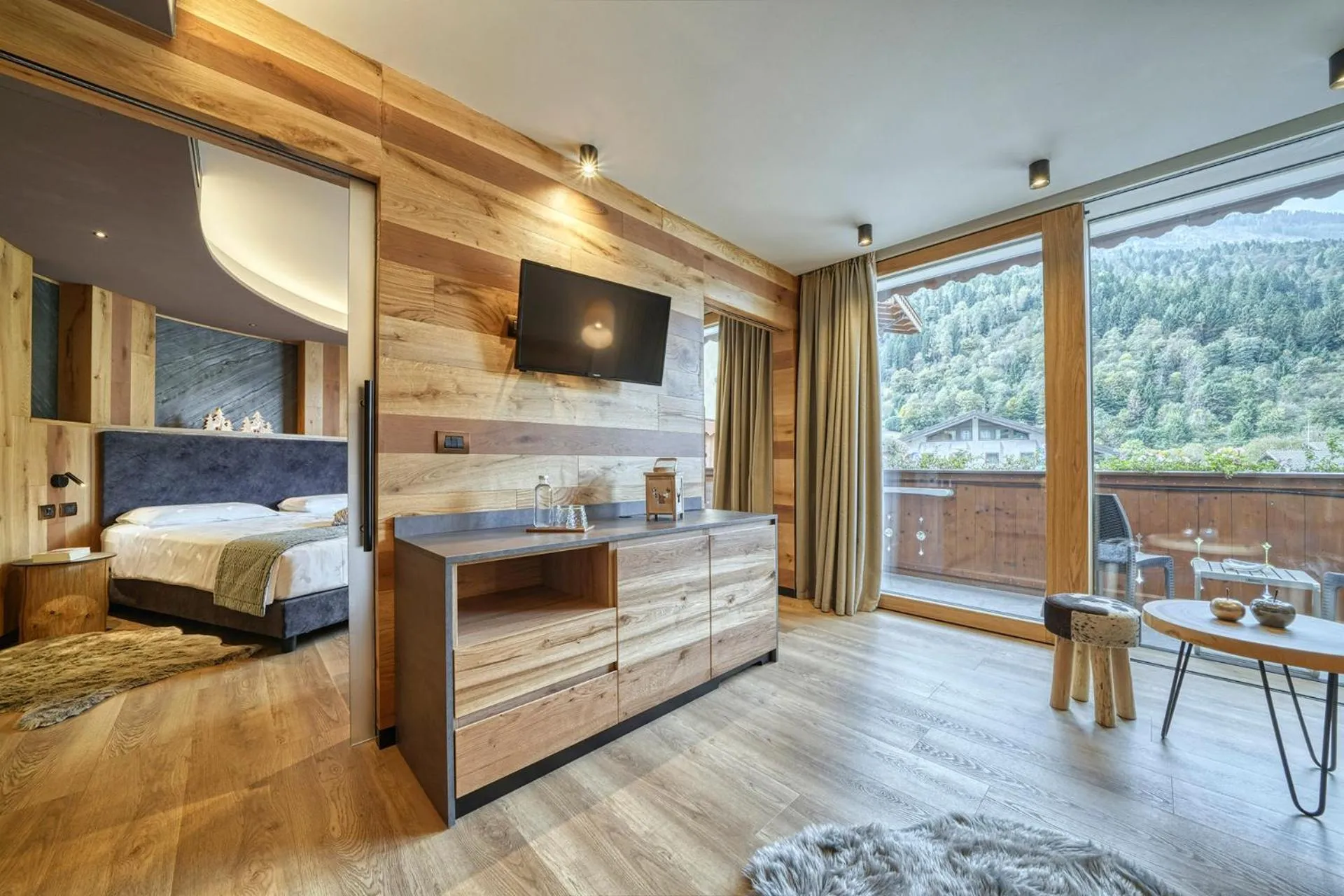 Bedroom, Bed in Brunet - The Dolomites Resort
