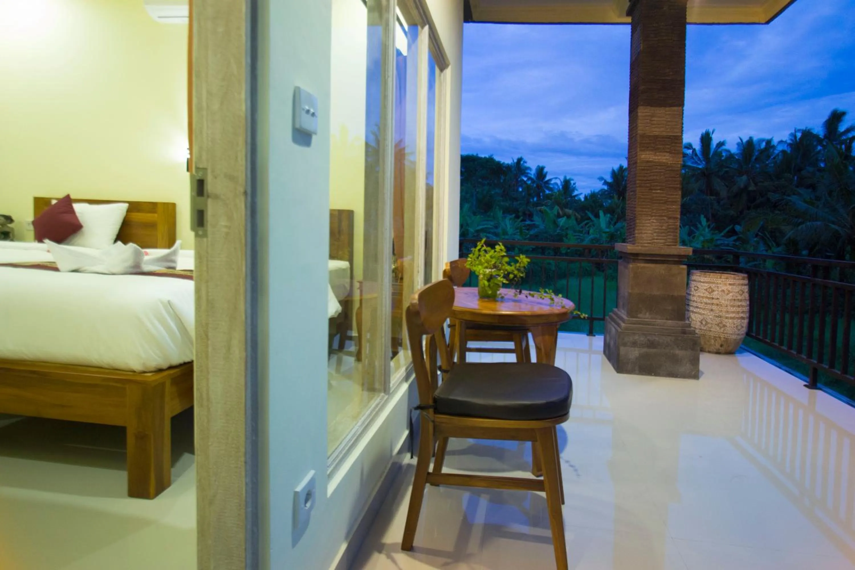 Balcony/Terrace, Bed in Vinayaka Ubud