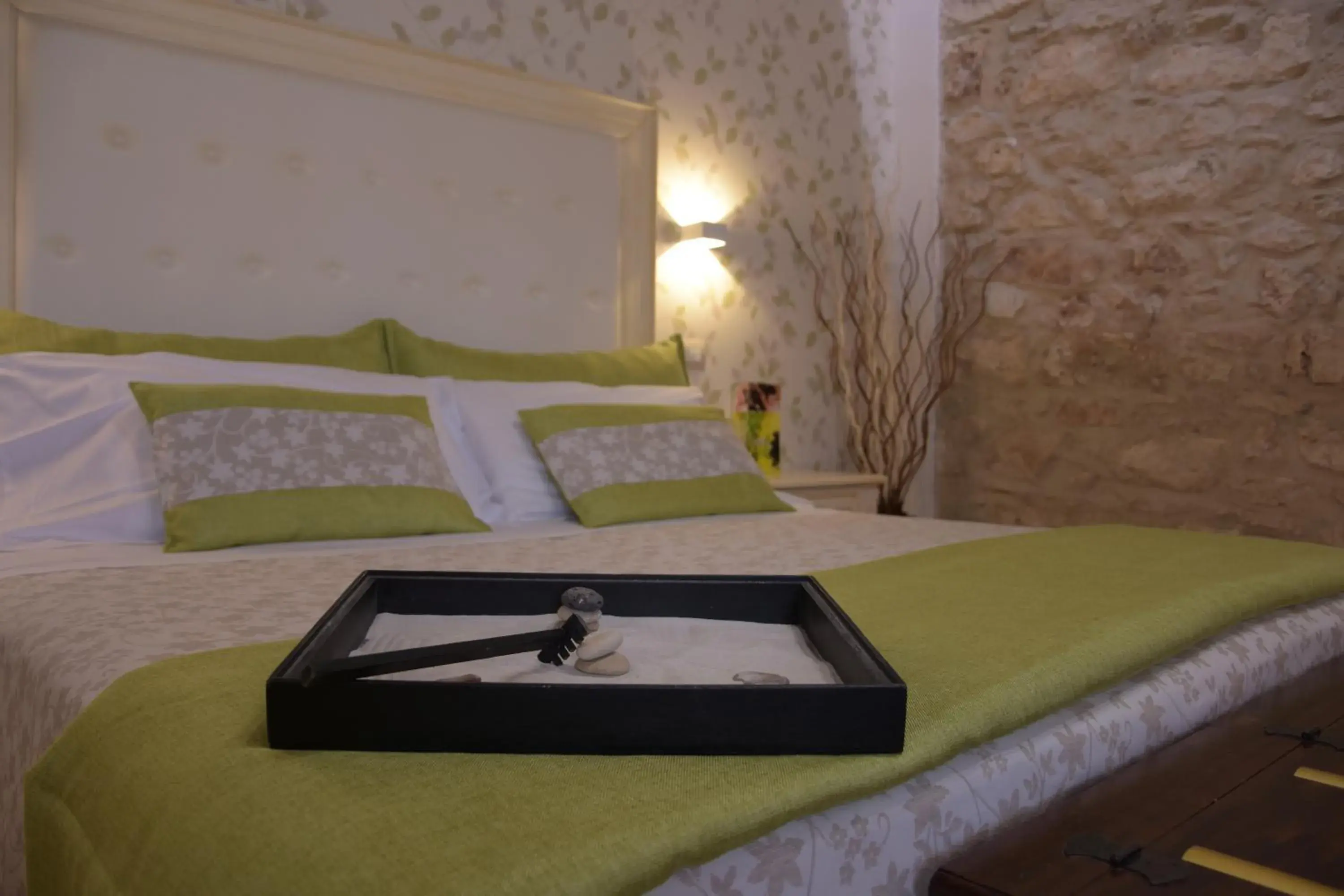 Decorative detail, Bed in Artemisia Resort Decorative detail, Bed in Artemisia Resort