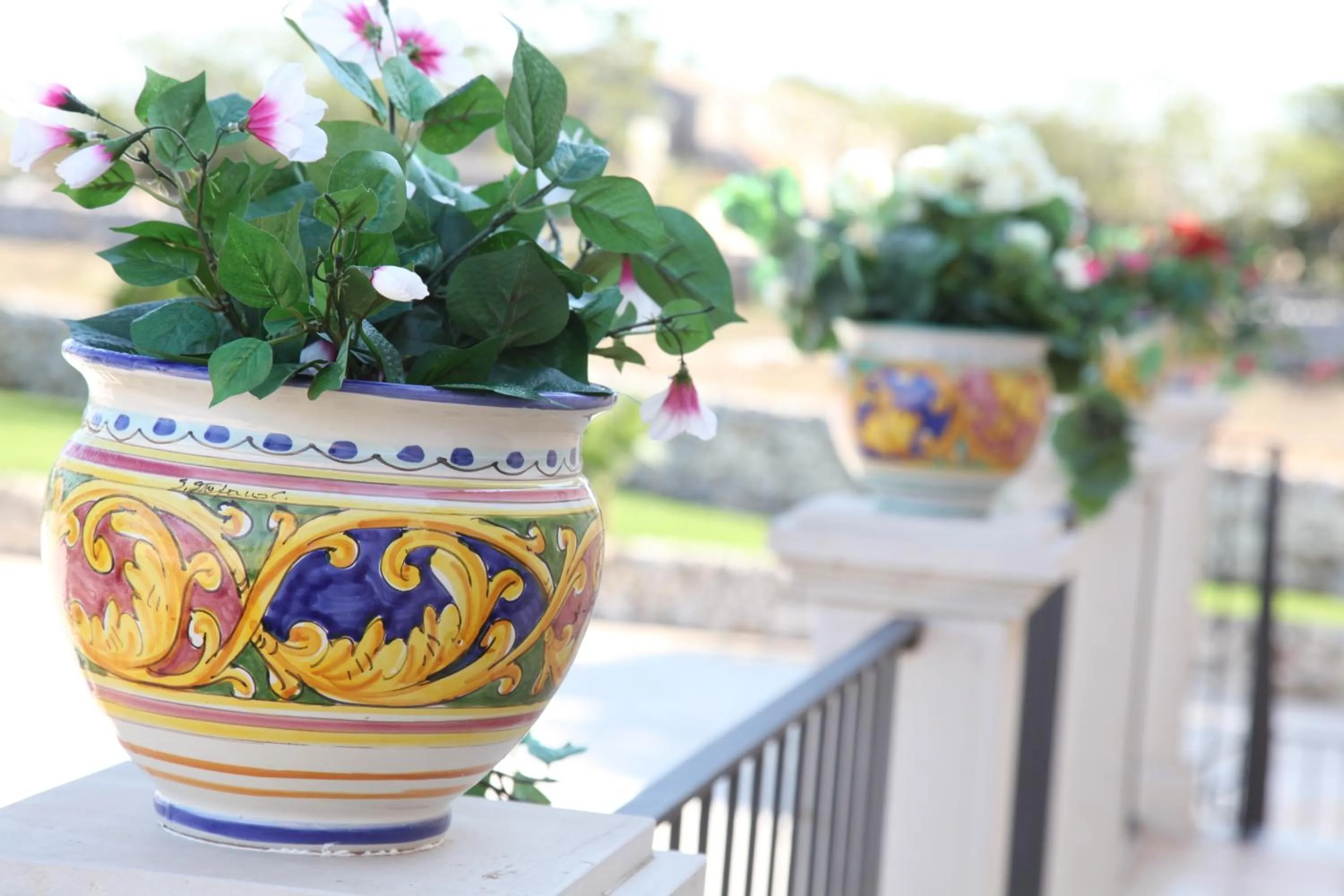 Decorative detail in Artemisia Resort