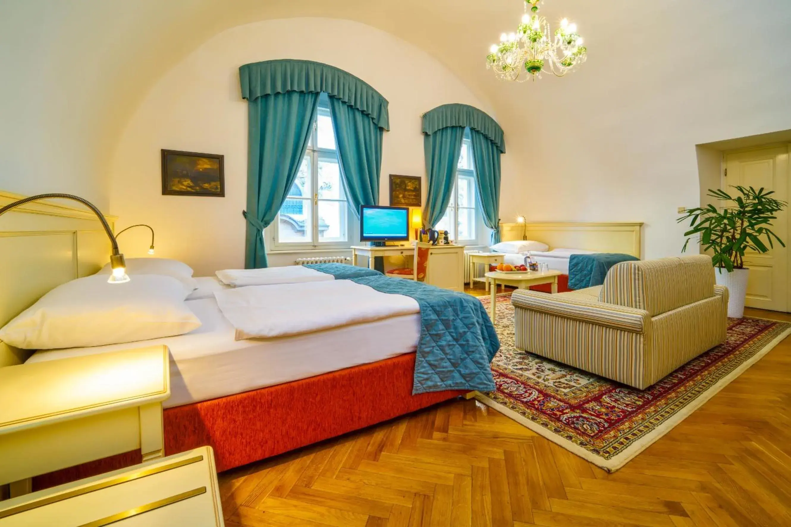 Bed in Josephine Old Town Square Hotel - Czech Leading Hotels