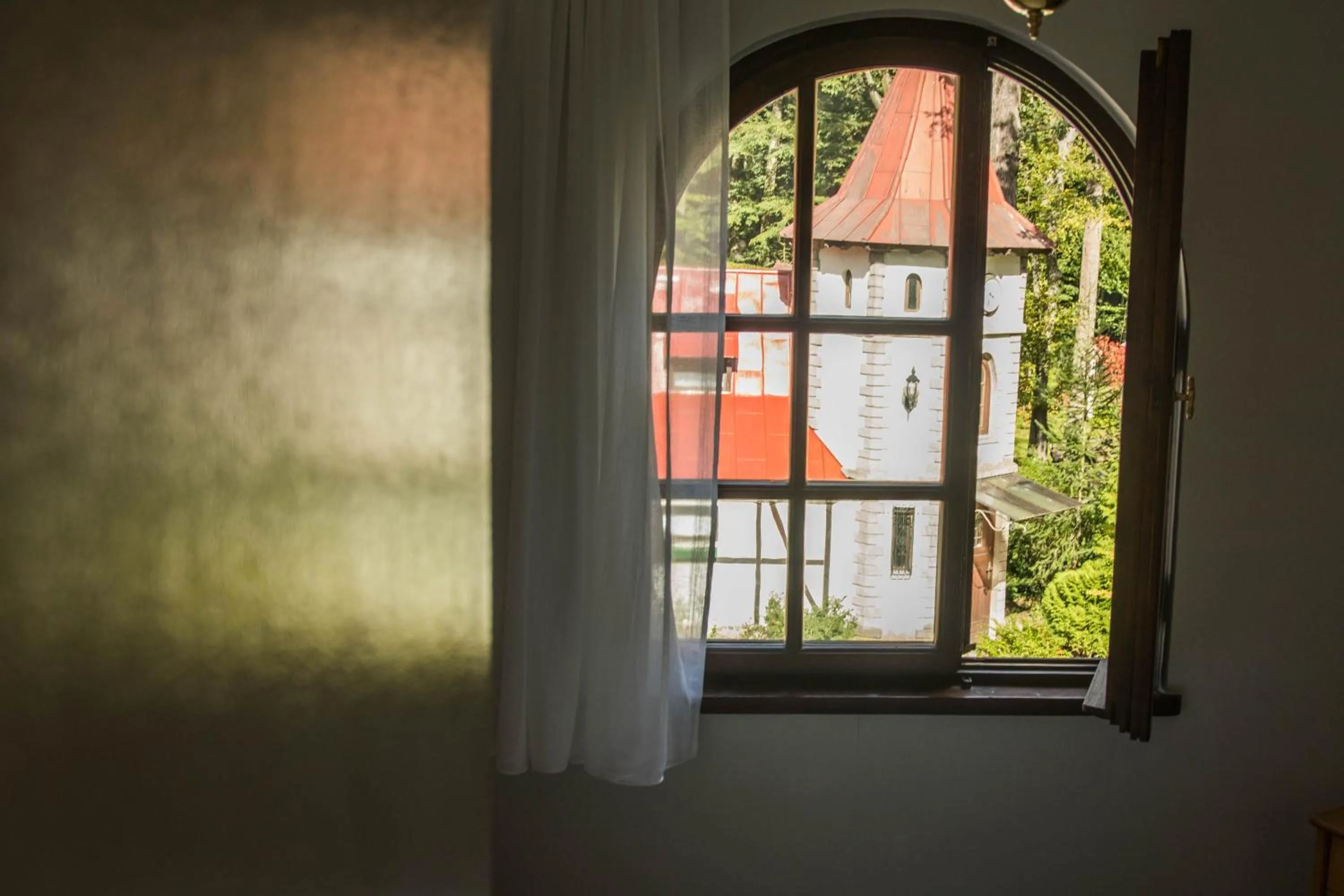 Garden view in Hotel Daria Dworek Myśliwski