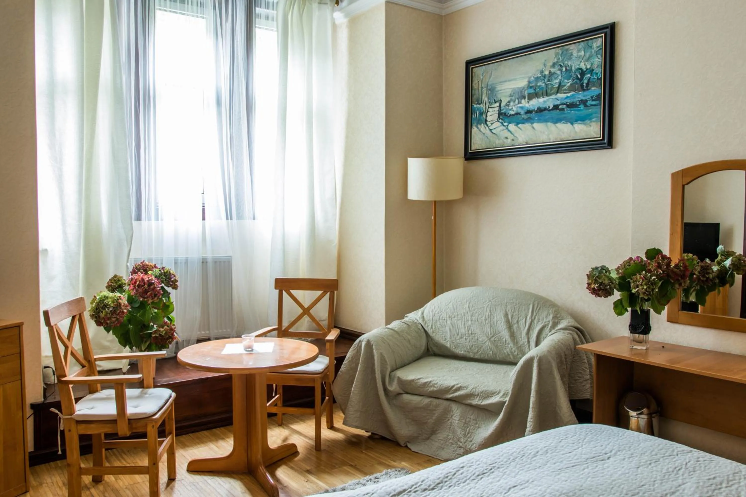 Bed in Hotel Daria Dworek Myśliwski