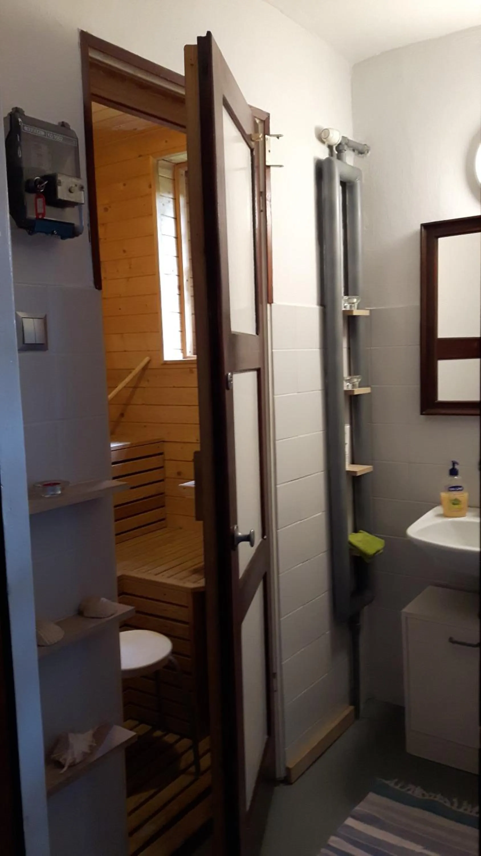 Shower in Hotel Daria Dworek Myśliwski