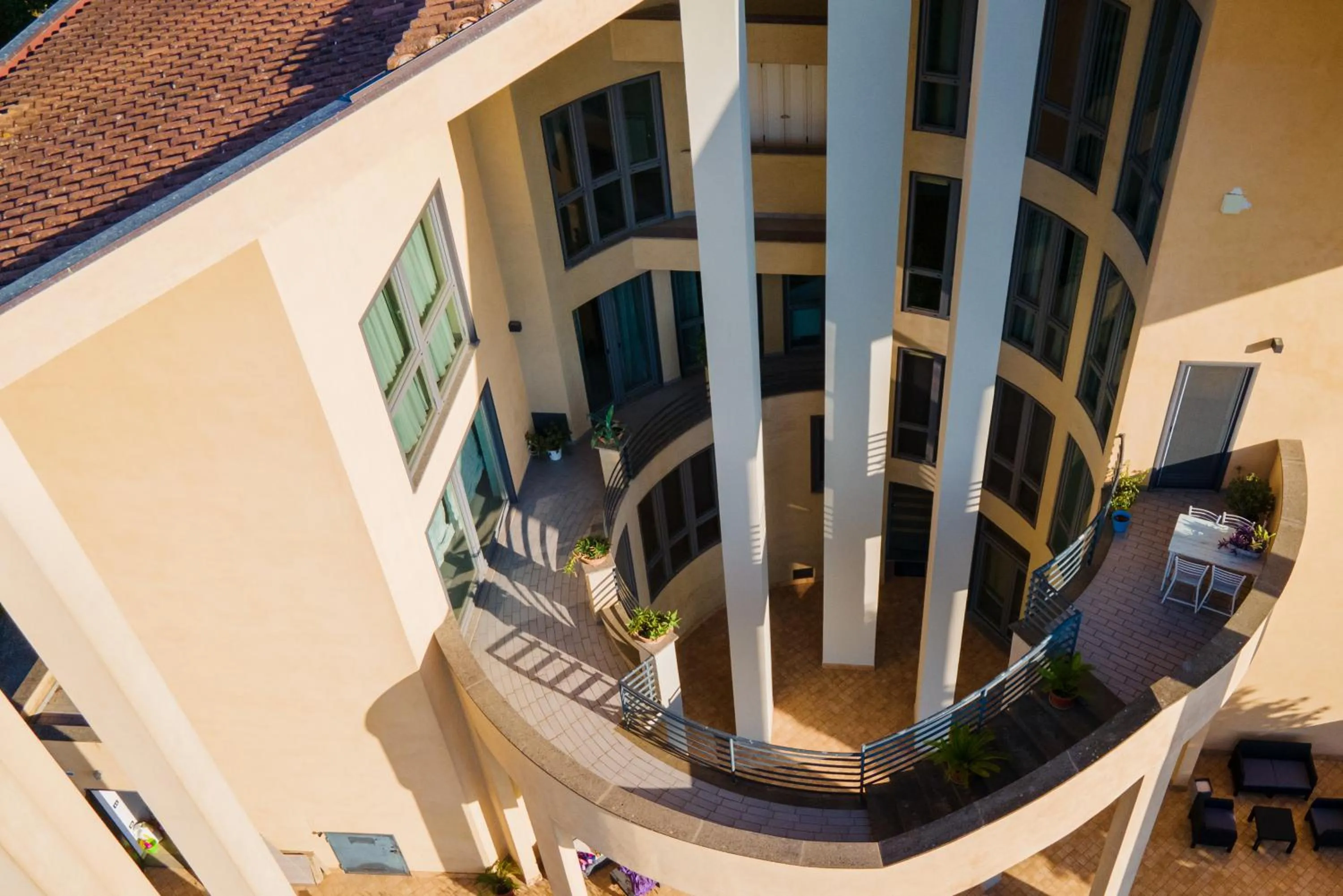 Bird's eye view in Le Colonne