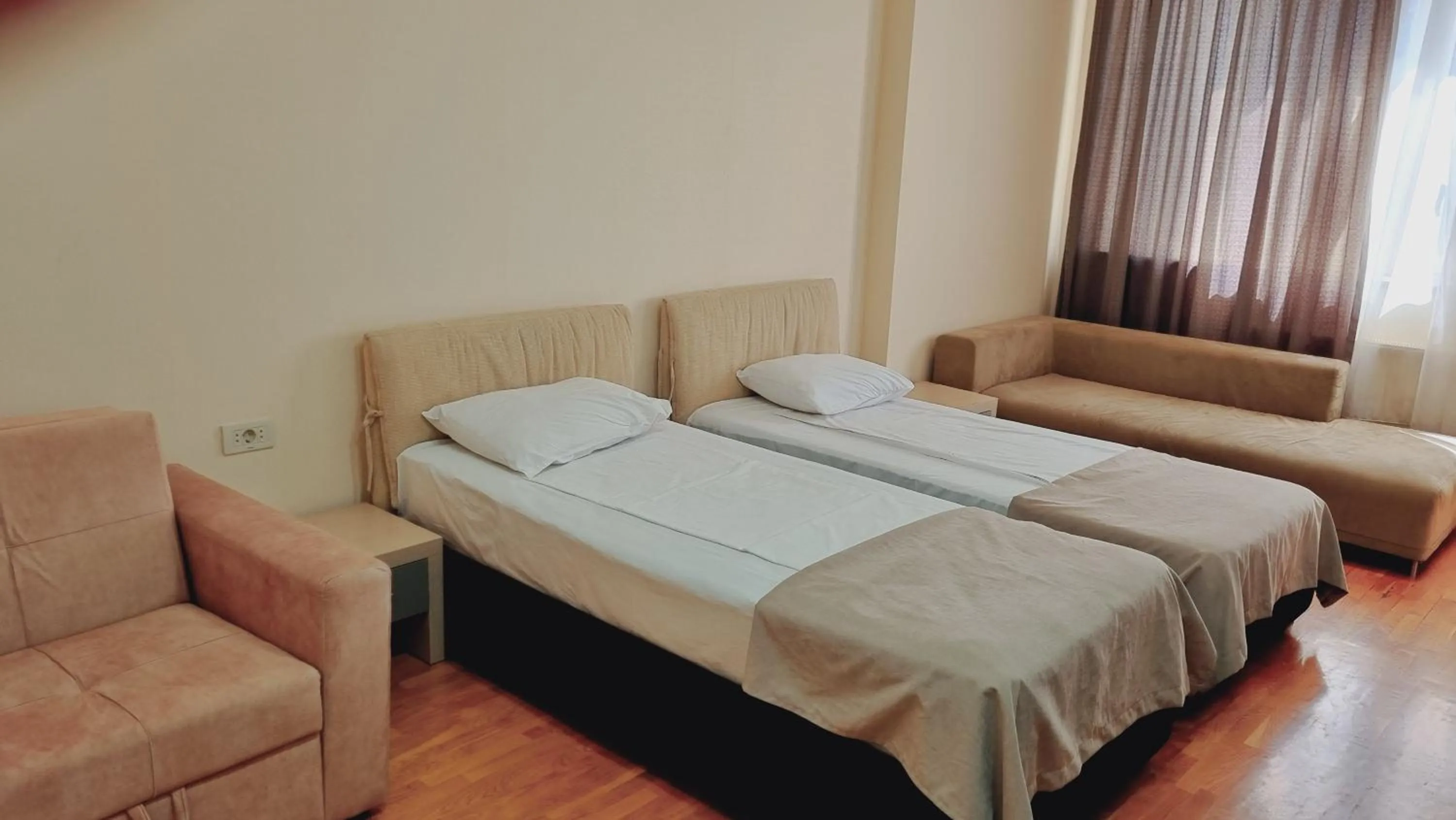 Bed in Baku Sea View Hotel