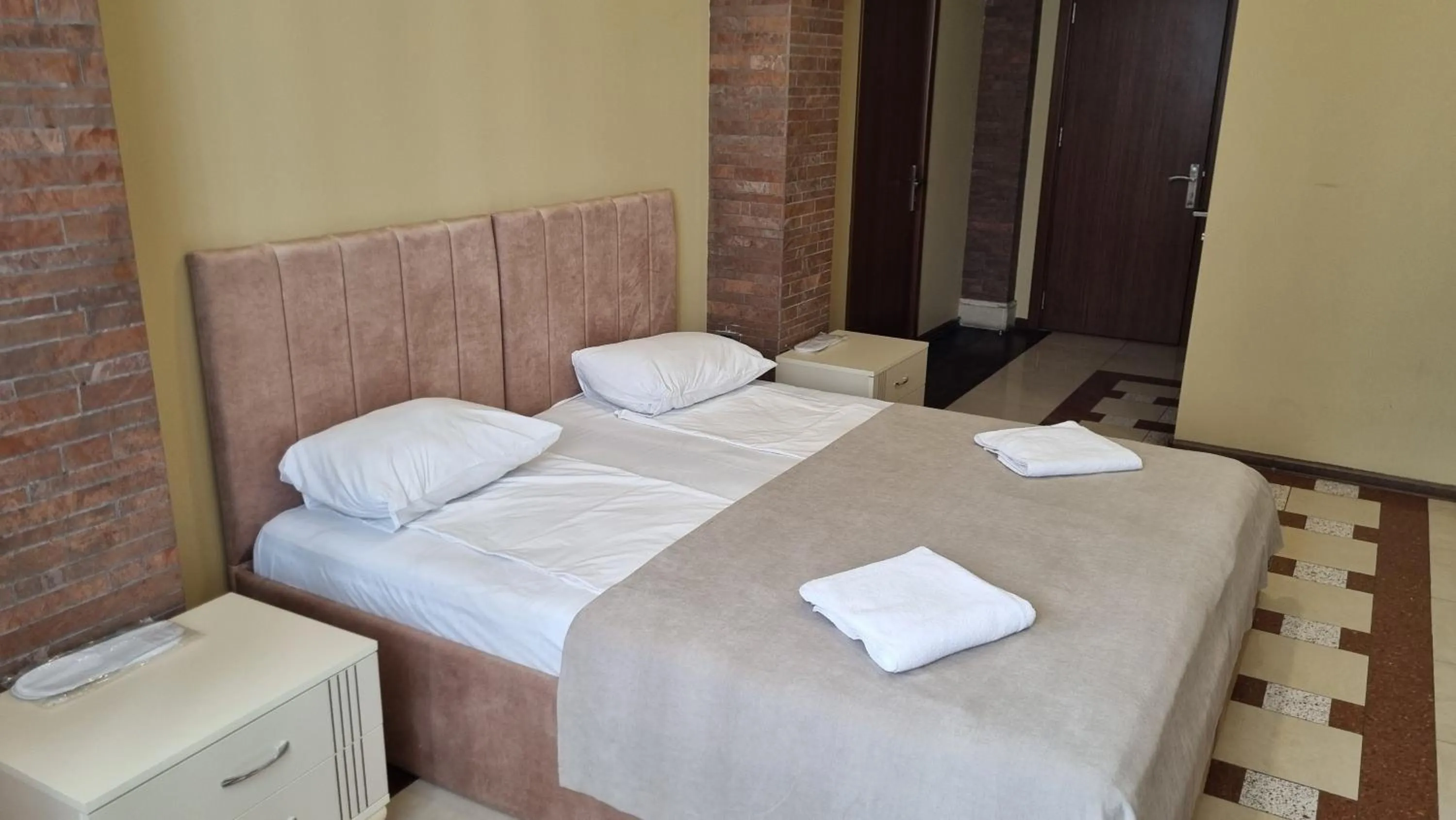 Bed in Baku Sea View Hotel