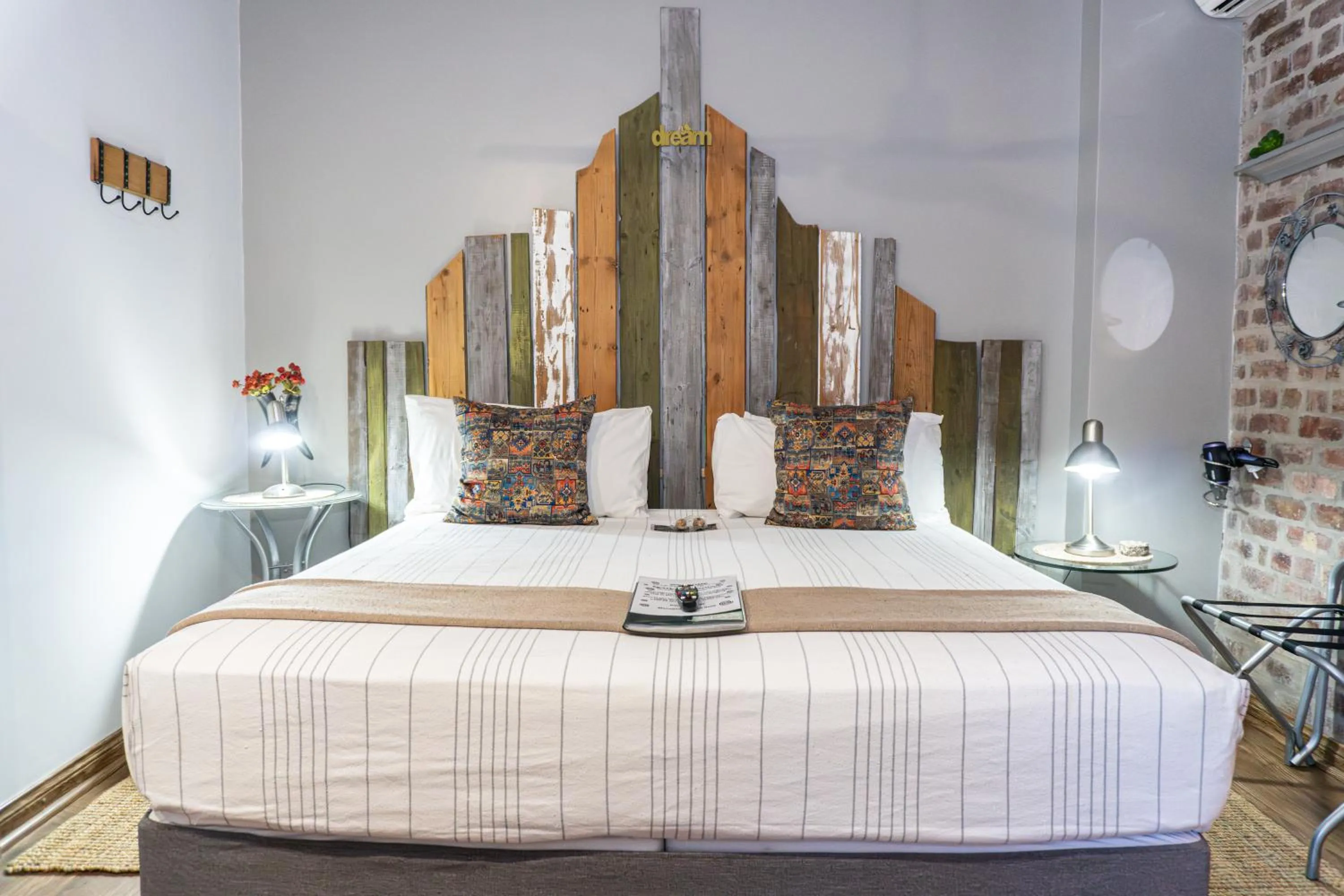 Bed in Earthbound Guest House