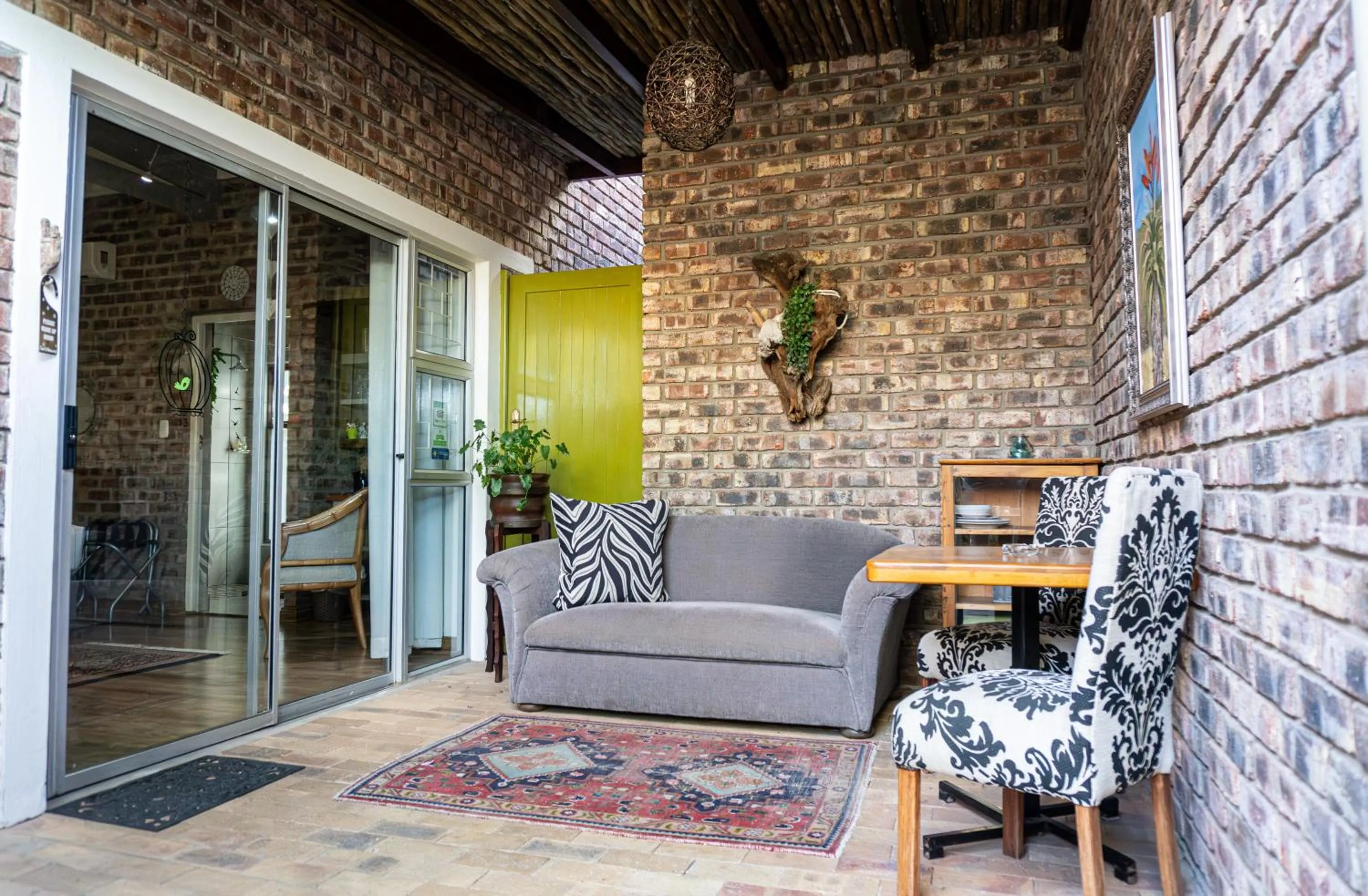 Patio in Earthbound Guest House