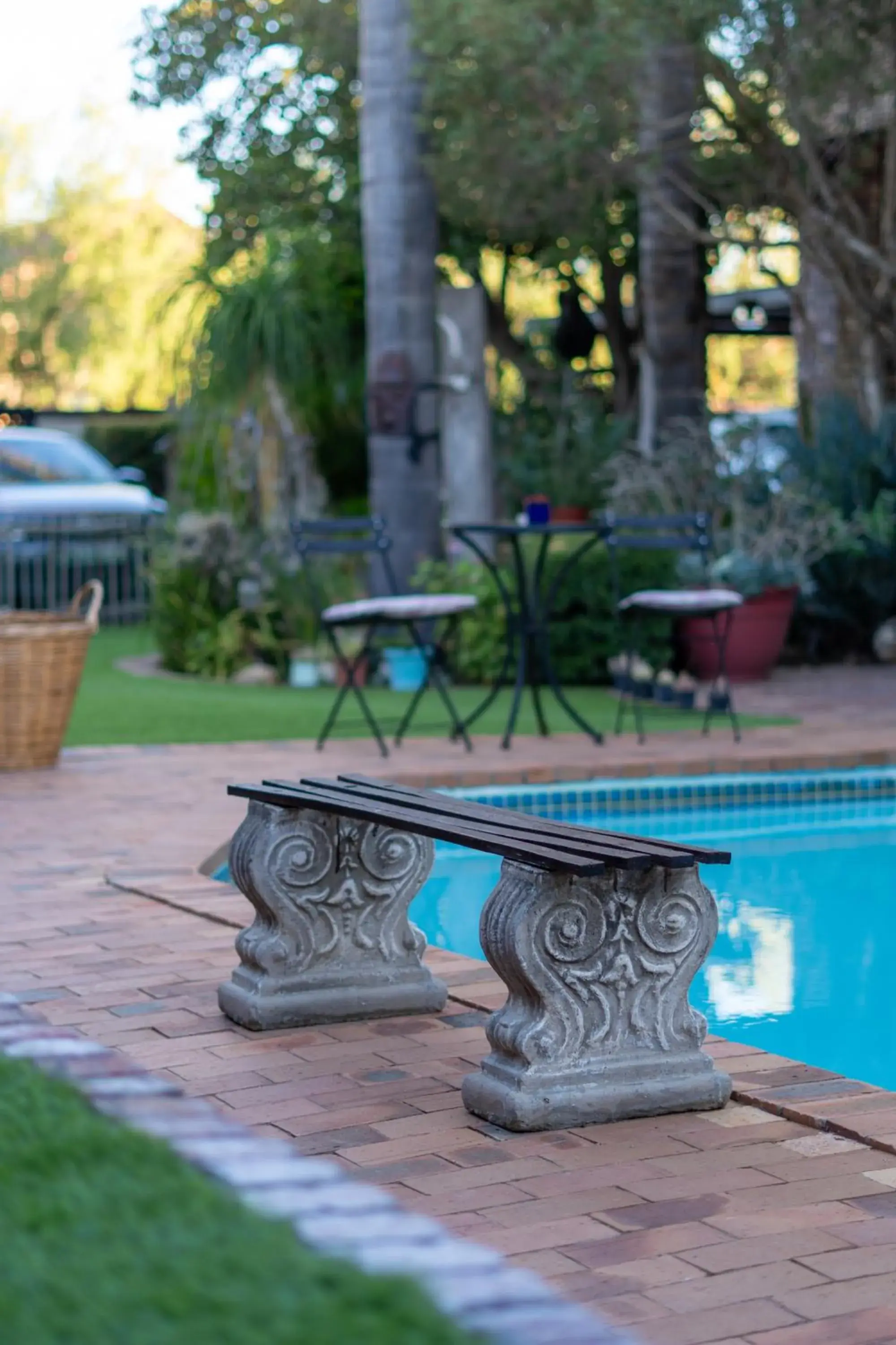 Garden view in Earthbound Guest House Garden view in Earthbound Guest House