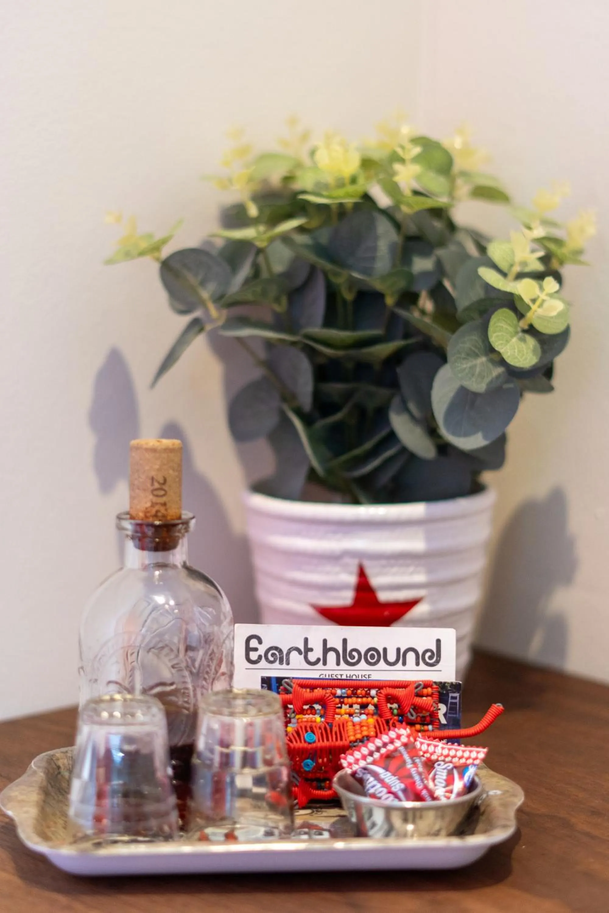 Decorative detail in Earthbound Guest House